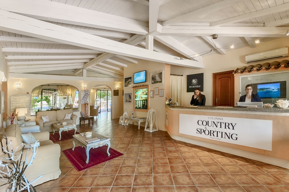Lobby at Colonna Country & Sporting, ARZACHENA