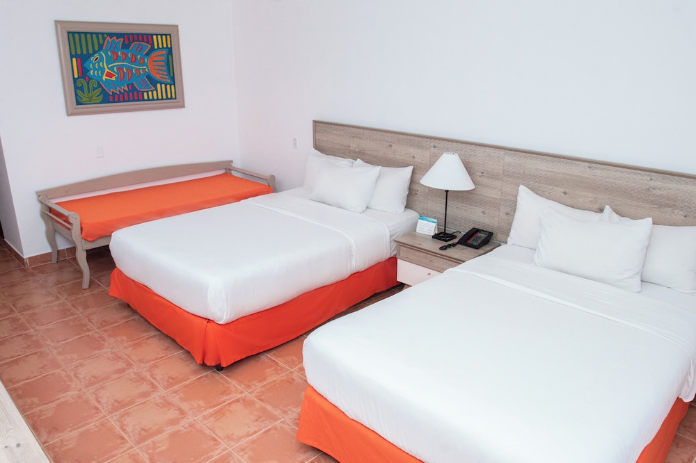 Plus, 2 Double Beds, Garden View