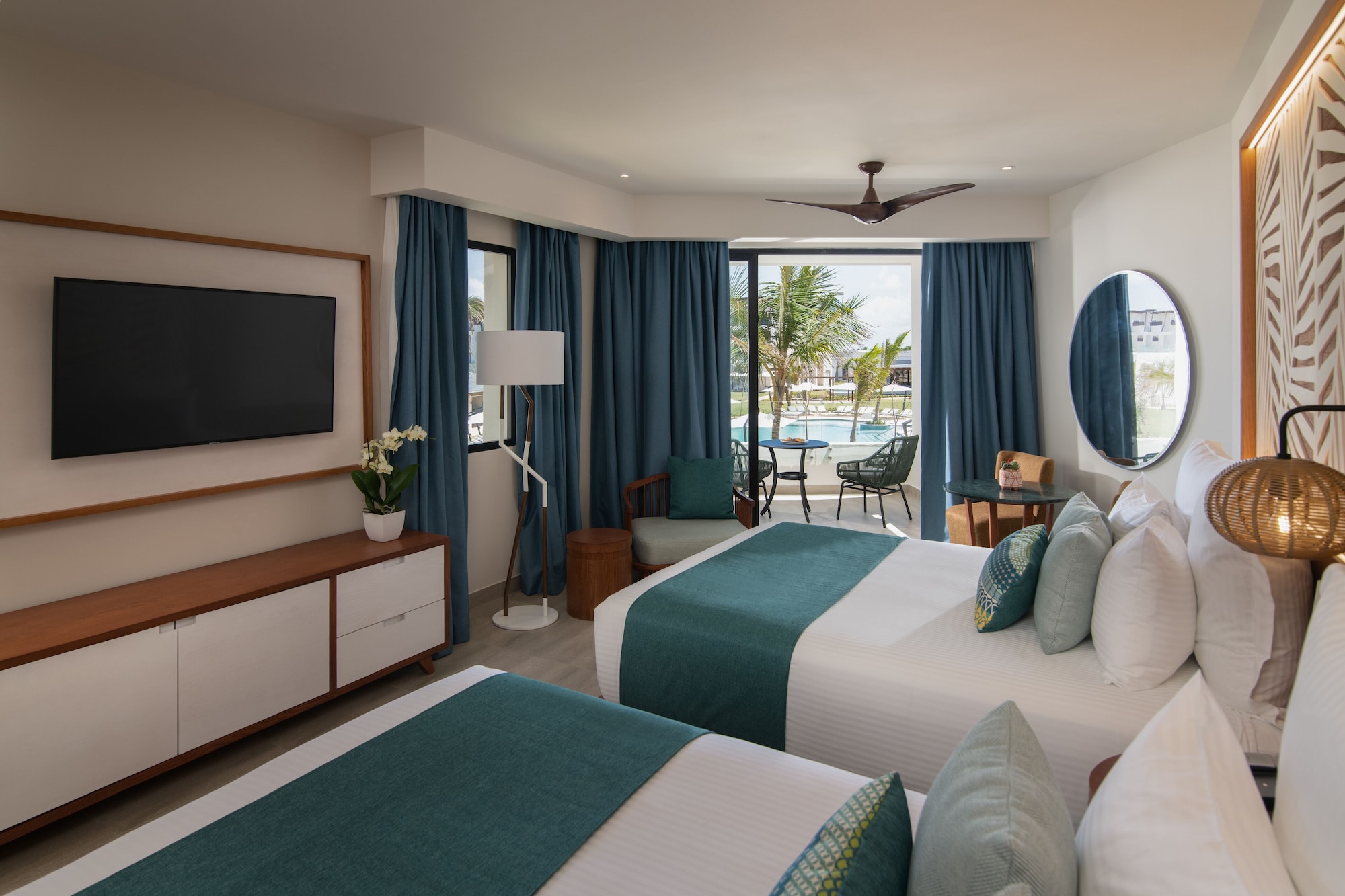 Junior Suite, 2 Double Beds, Tropical View، Dreams Macao Beach Punta Cana 2/8