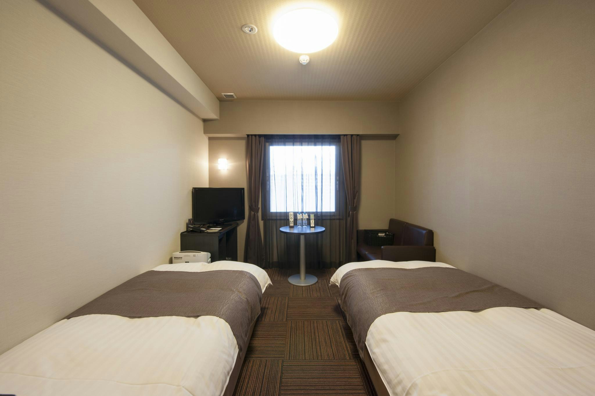 Compact, Twin Beds