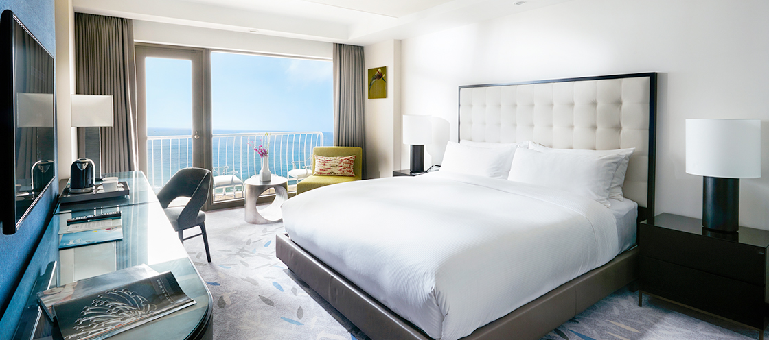 Ocean, Deluxe, Double Bed, Terrace, Main Building