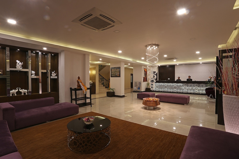 Lobby at Hotel Harmika, KATHMANDU