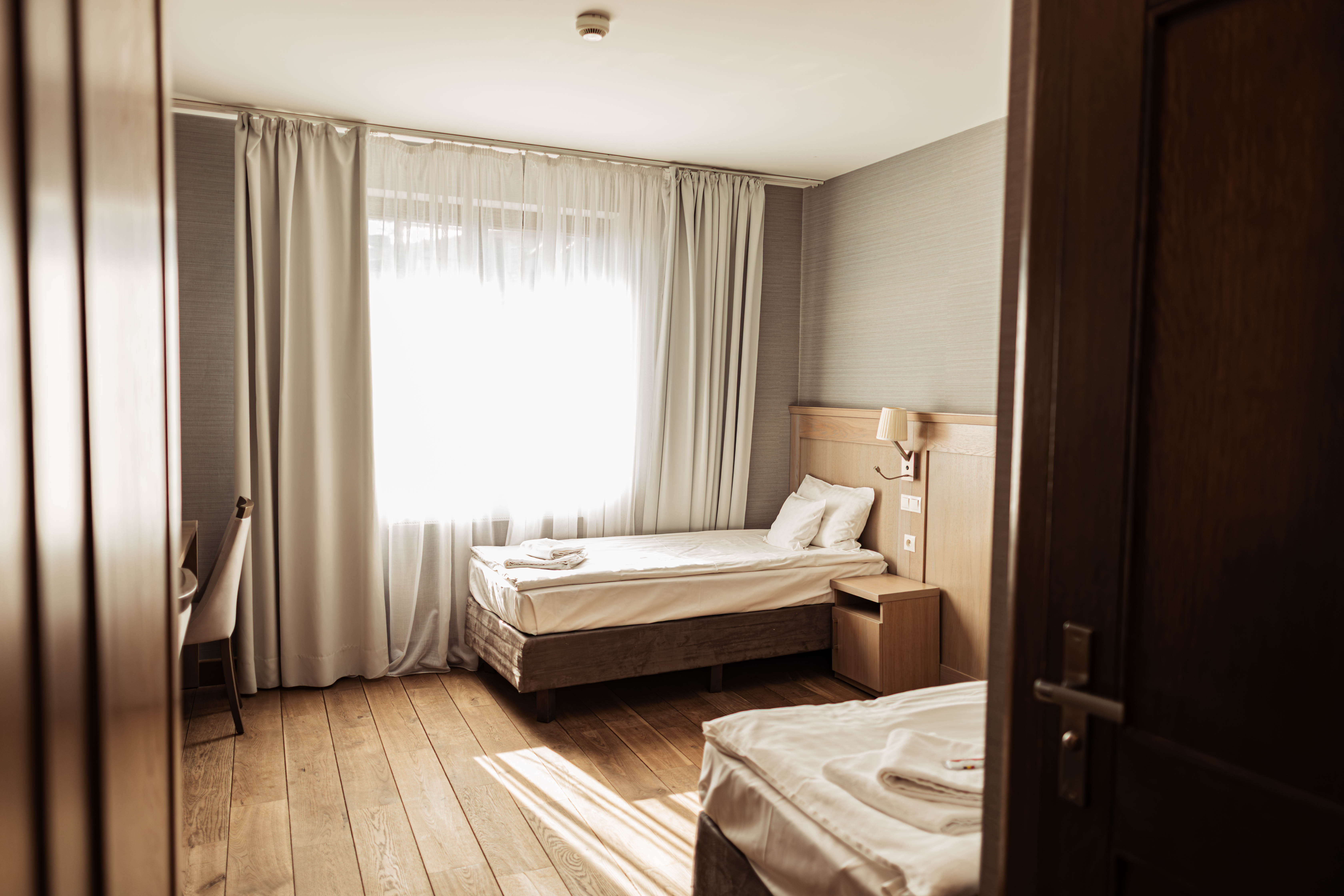 Comfortable, Double or Twin Bed