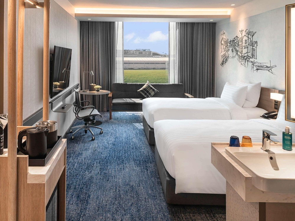 غرفة ديلوكس ركنية بسريرين منفصلين، Novotel Future Park Rangsit 5/8