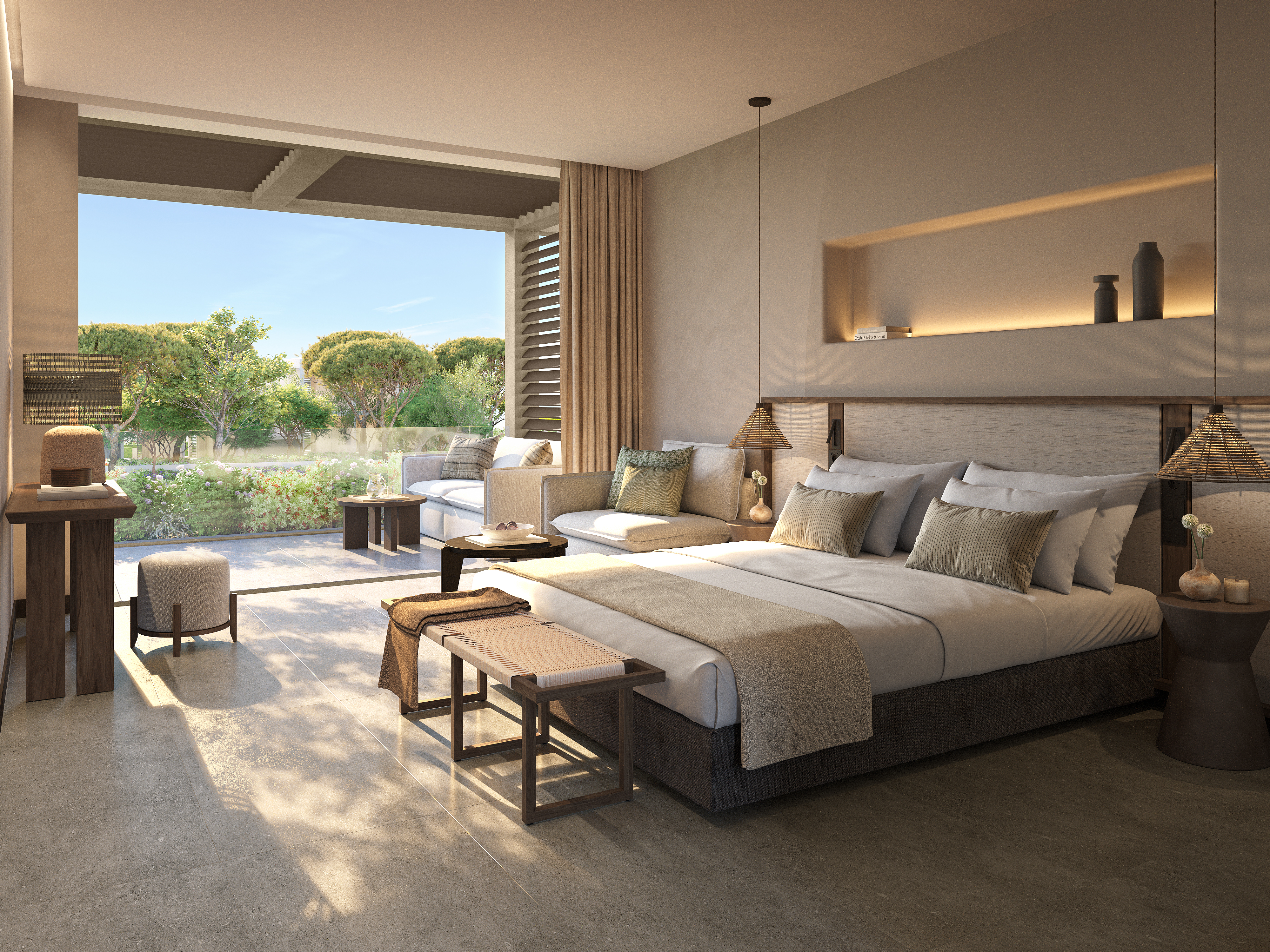 SUPERIOR, DOUBLE BED, GARDEN VIEW, BALCONY