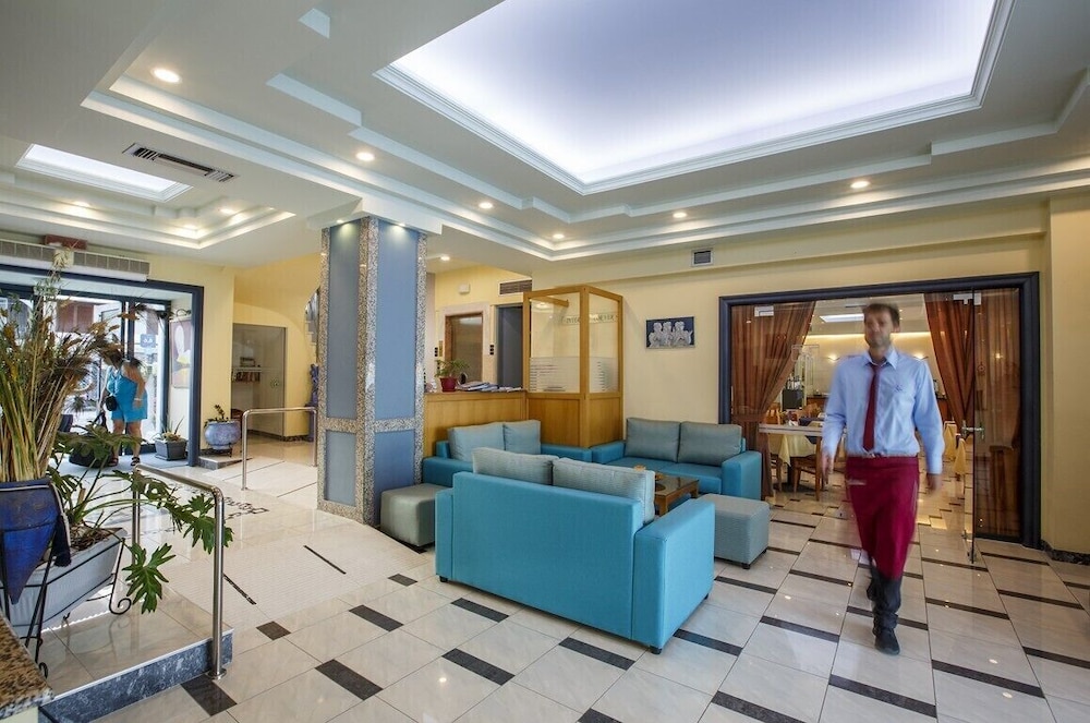 Lobby at Tolo Tolo, NAFPLION