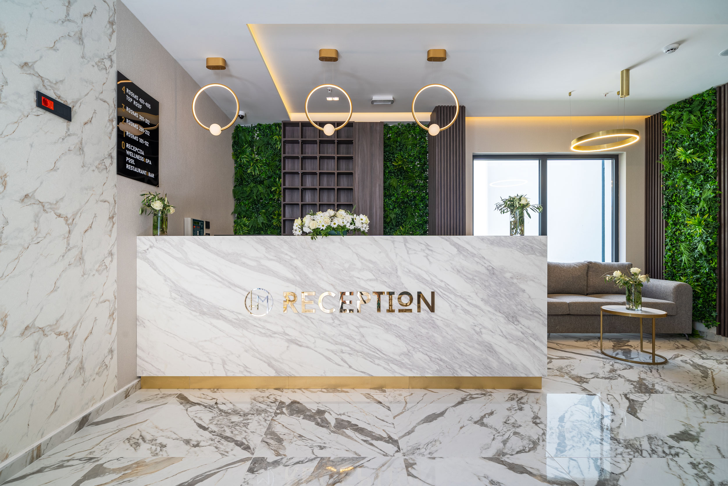 Lobby at Millennium By Aycon, BUDVA