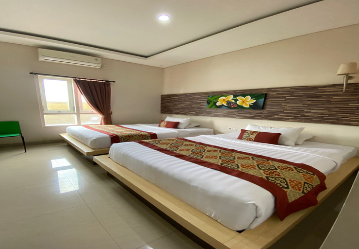Standard, Twin Beds, Rice Field View