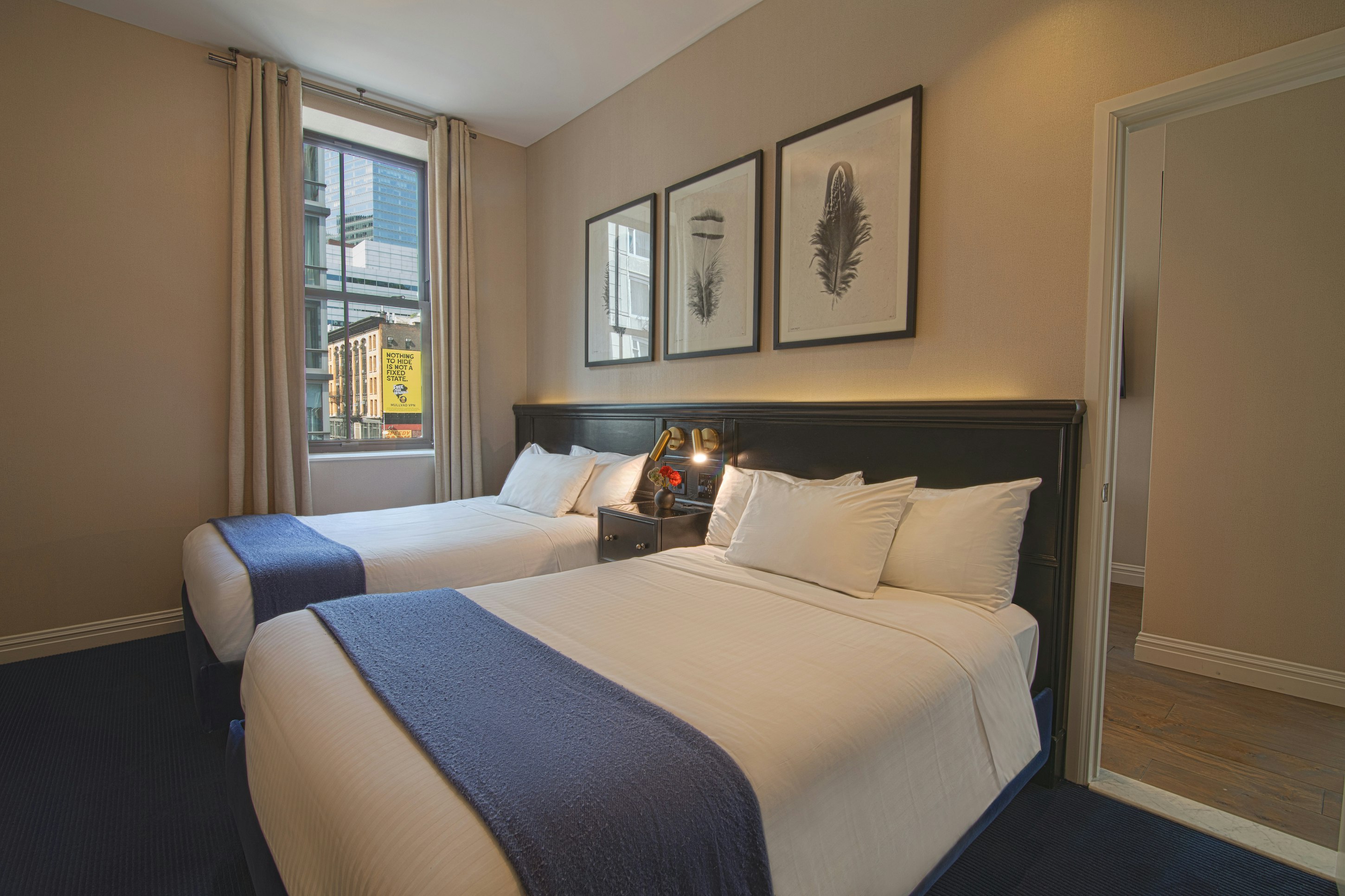 Tribeca, Suite, 2 Double Beds, Sofa