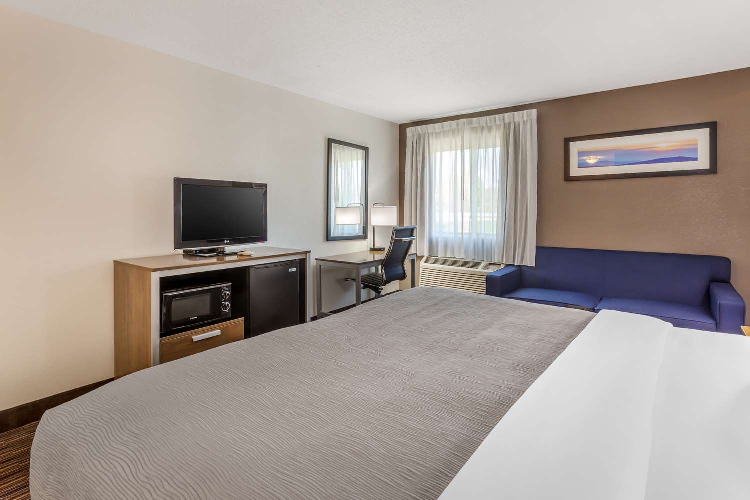 غرفة بسرير كينج لذوي الإعاقة، Quality Inn Asheboro South NC 2/3