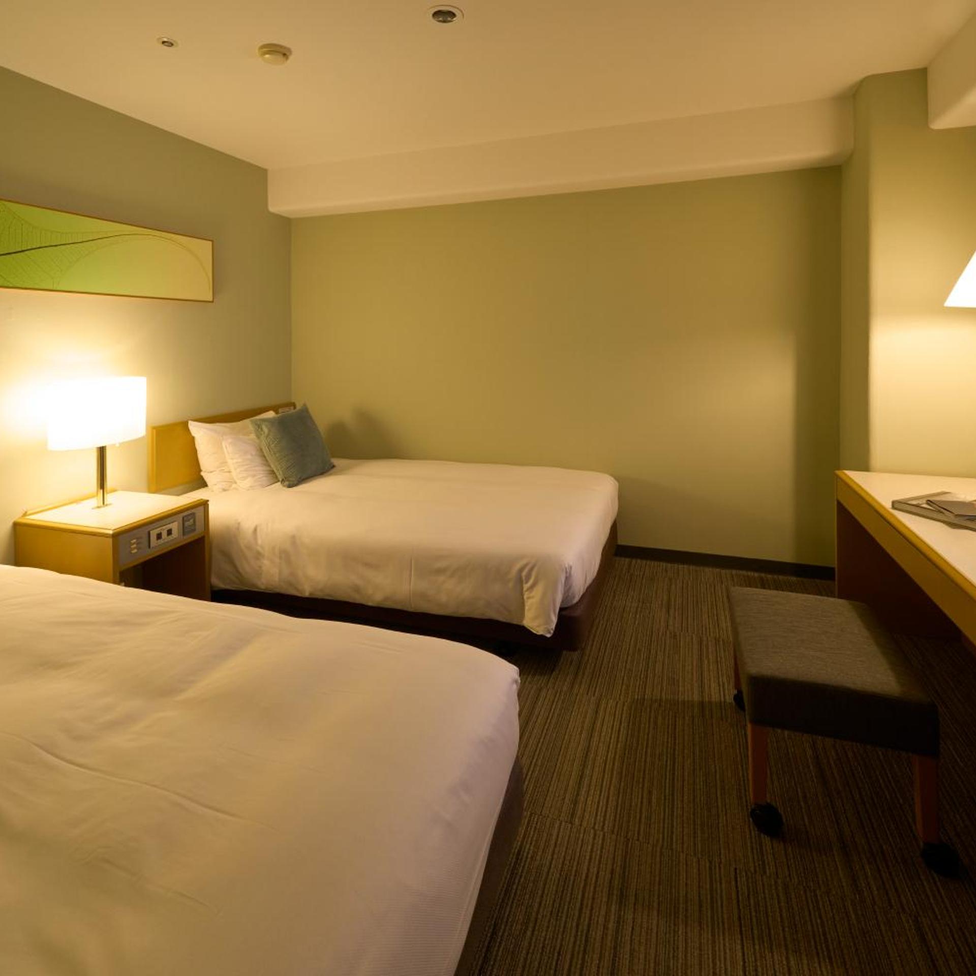 غرفة بسريرين منفصلين للمدخنين، Hotel Resol Machida 2/8