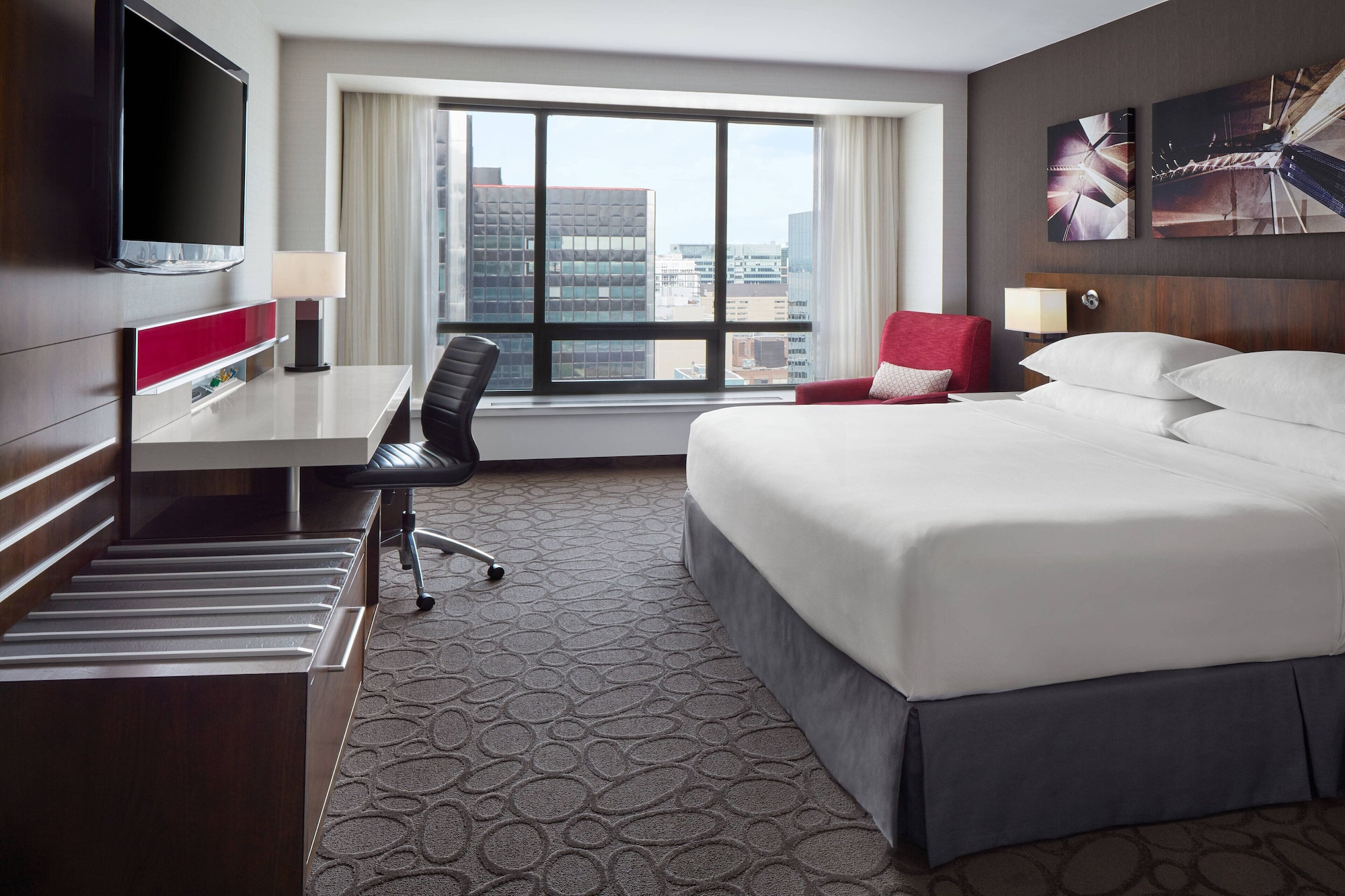 غرفة كلوب بسرير كينج، Delta Hotels Ottawa City Centre 2/8