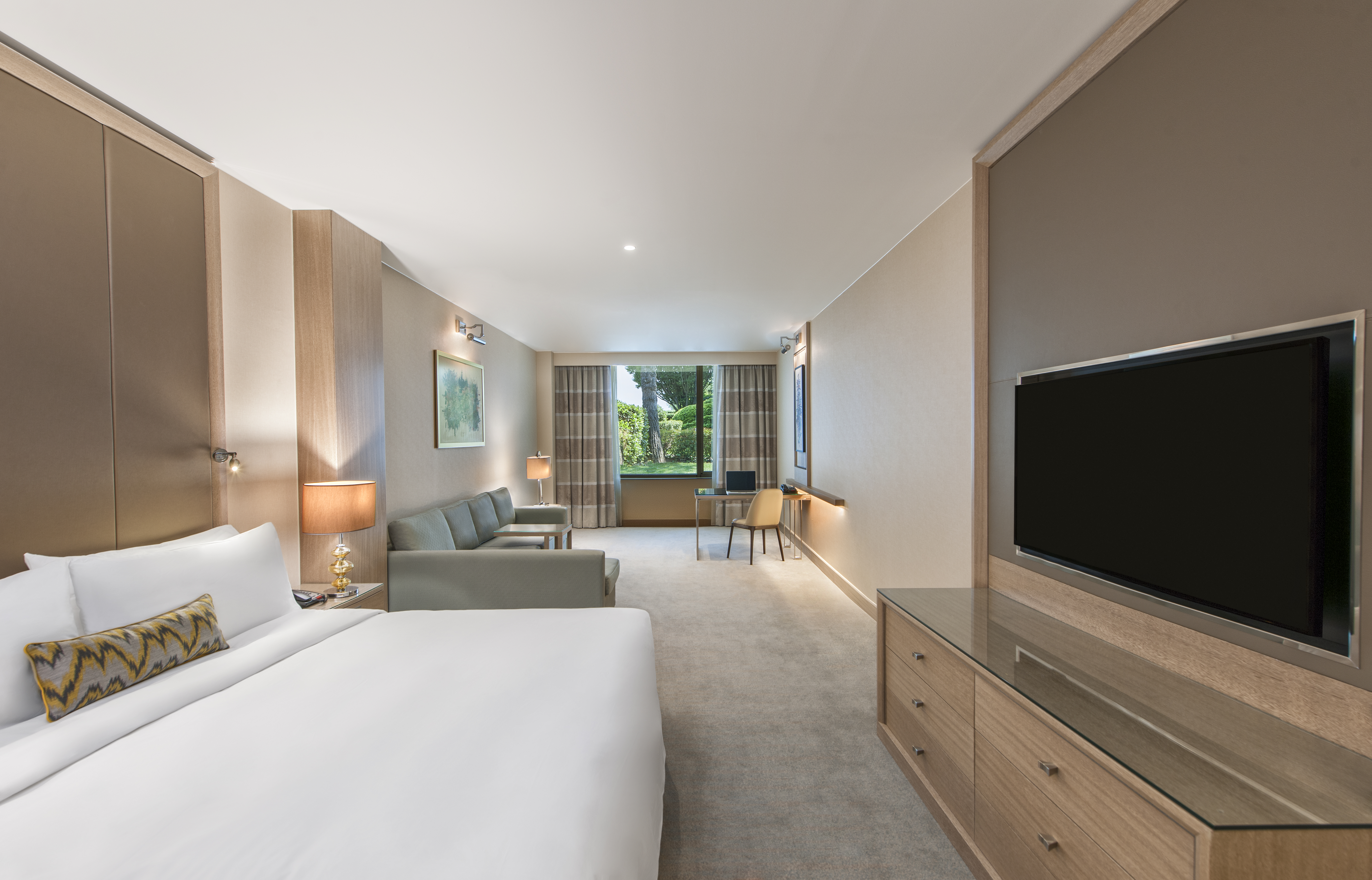 Room, Double Bed, Garden View
