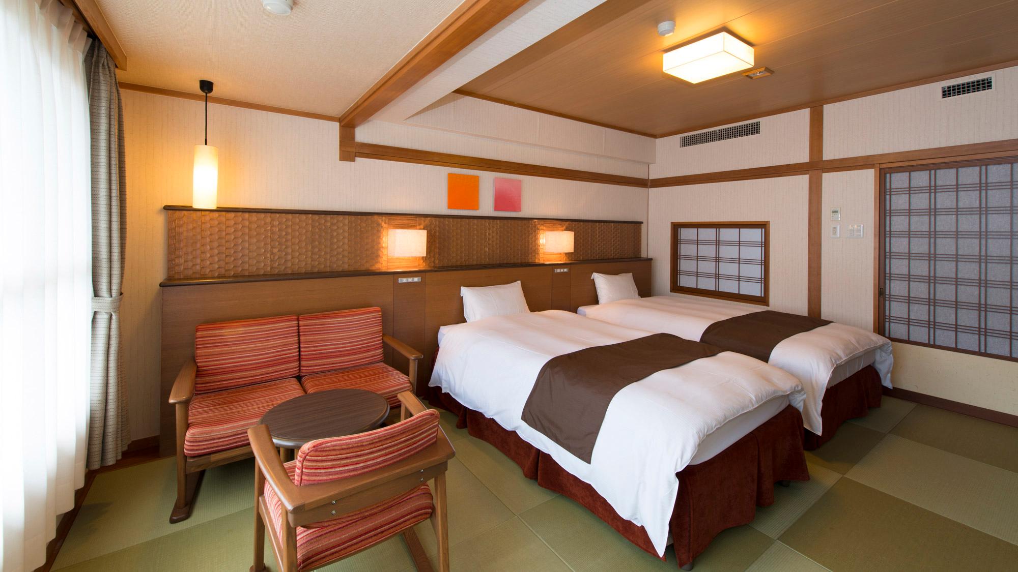 Japanese Western, Standard, Twin Beds, Smoking Type Not Guaranteed