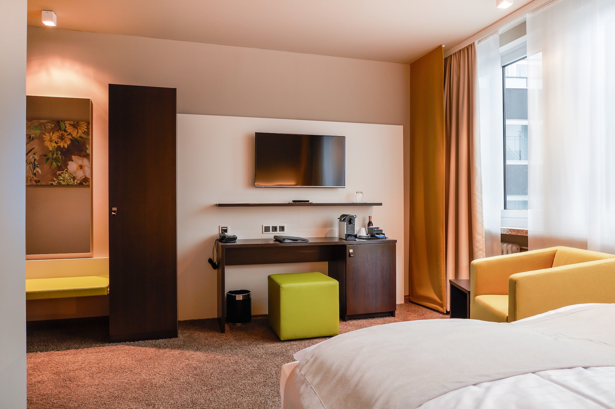 غرفة ديلوكس بسرير مزدوج، Hotel Platzhirsch 4/8