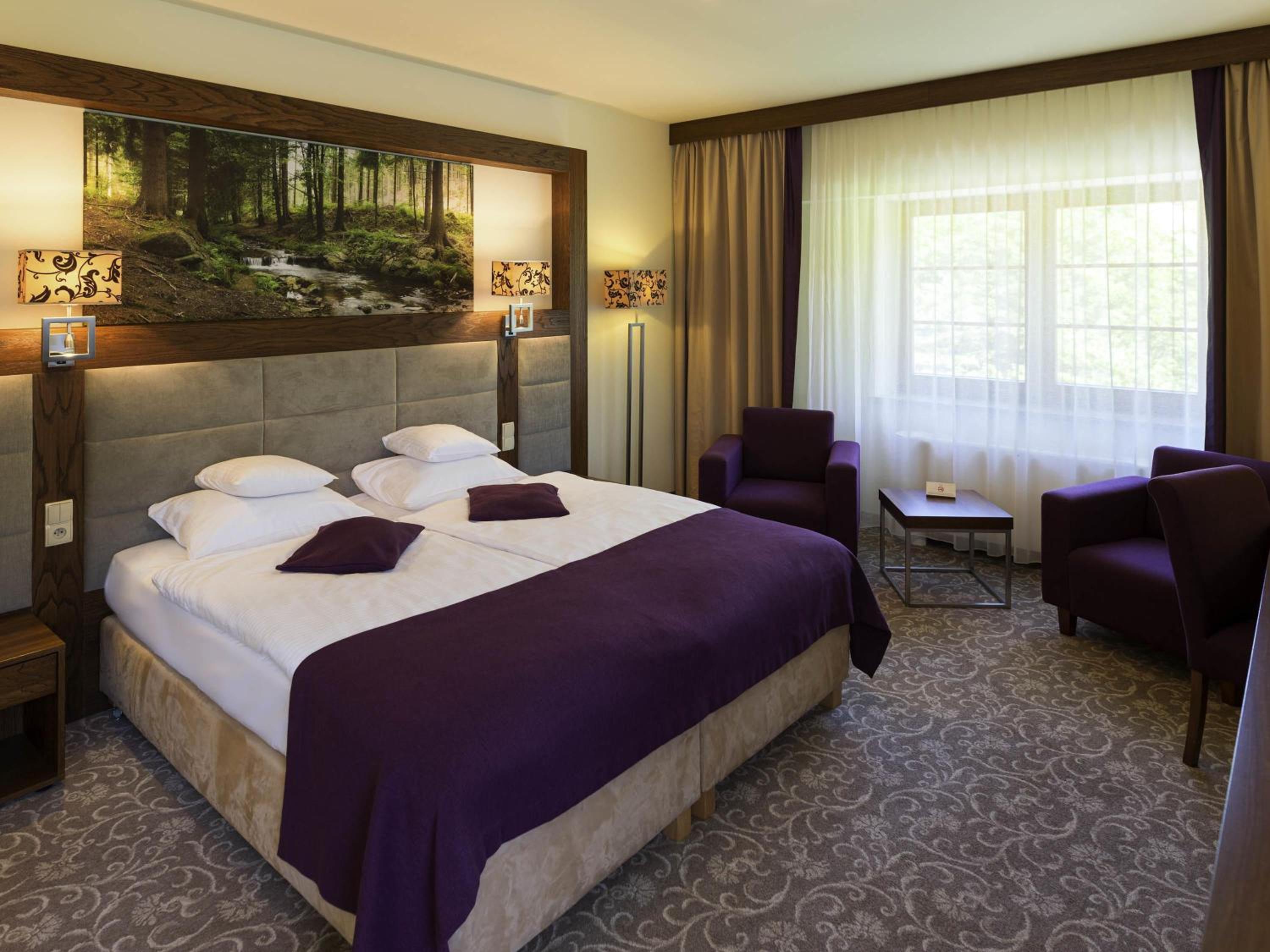 غرفة متصلة سوبيريور متصلة بسرير مزدوج مع أريكة، Hotel Mercure Krynica Zdroj Resort and Spa 2/9