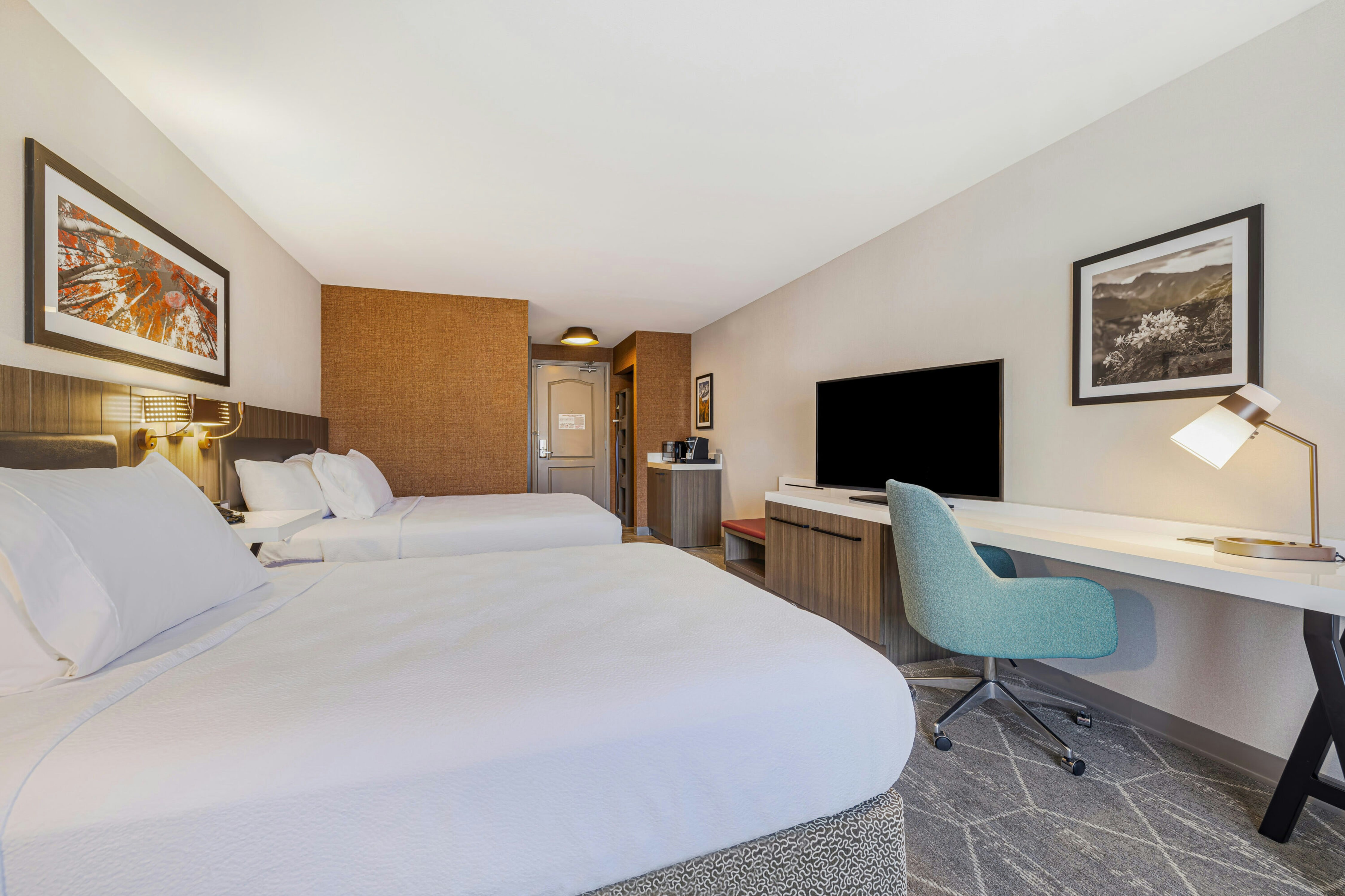 غرفة بسريرين كوين، Hilton Garden Inn Colorado Springs Airport 2/3