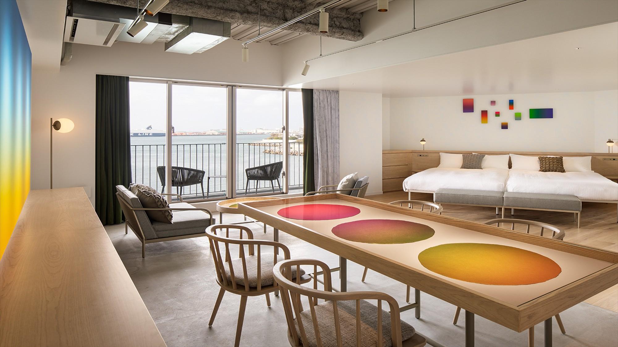 Concept, Suite, Twin Beds, Ocean View