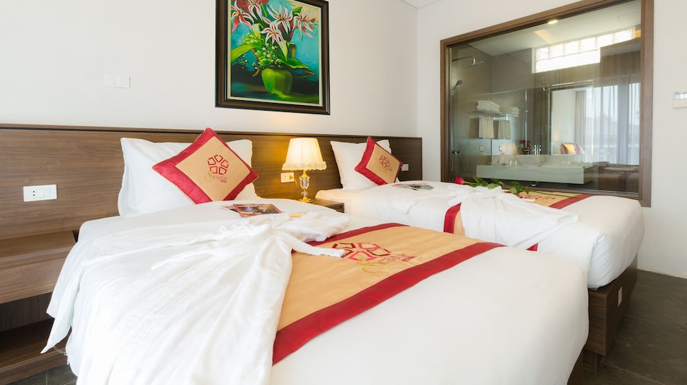 Ocean, Bungalow, Twin Beds