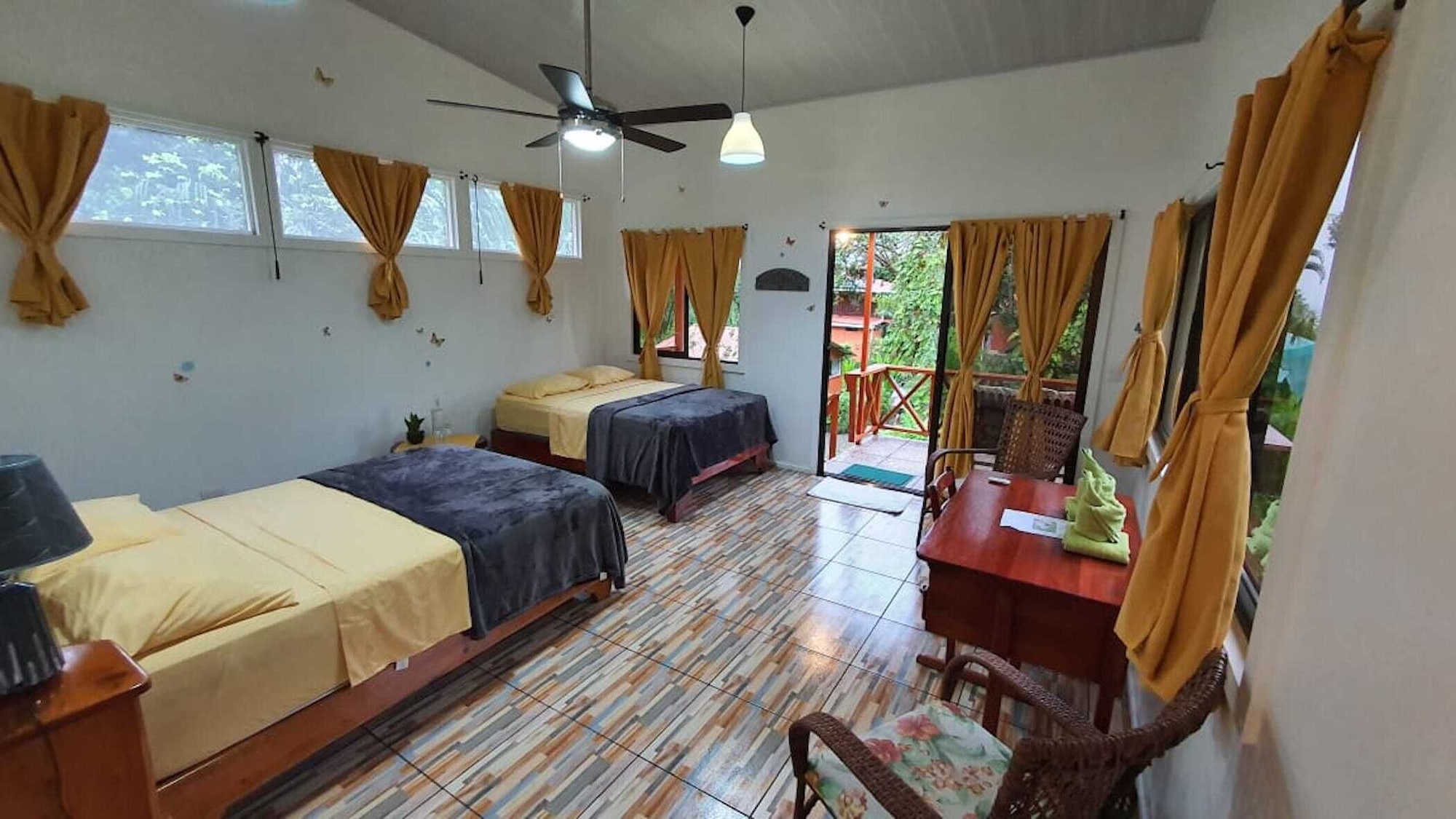 Room, 2 Double Beds, Sea View, Balcony
