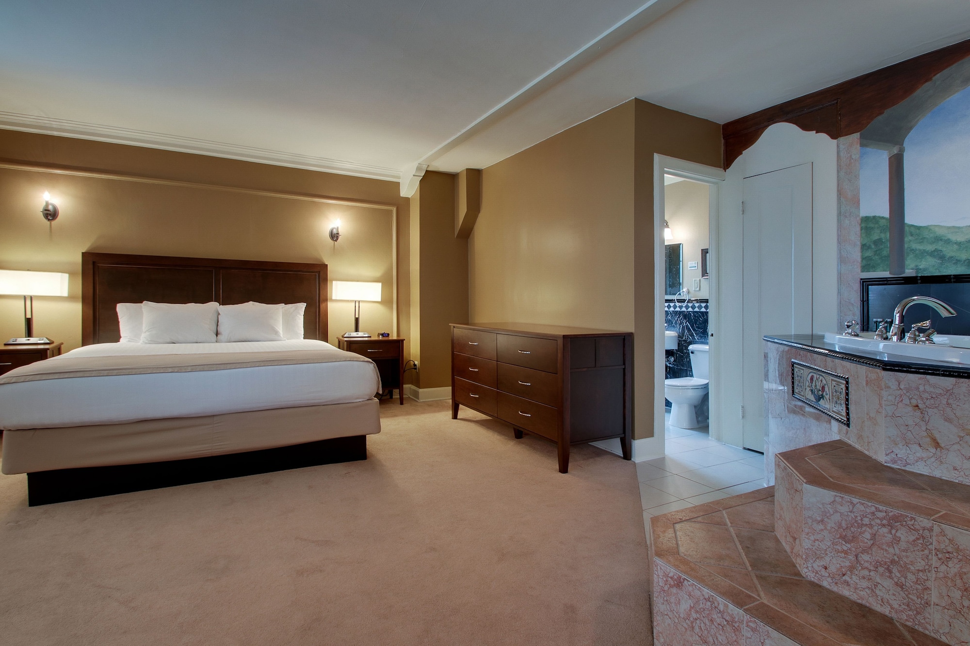 1 BEDROOM, ROMANTIC, SUITE, CITY VIEW, JETTED TUB
