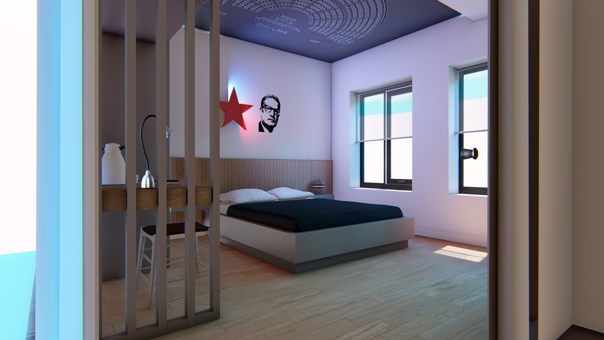 غرفة عائلية، Limehouse Library Hotel 2/4