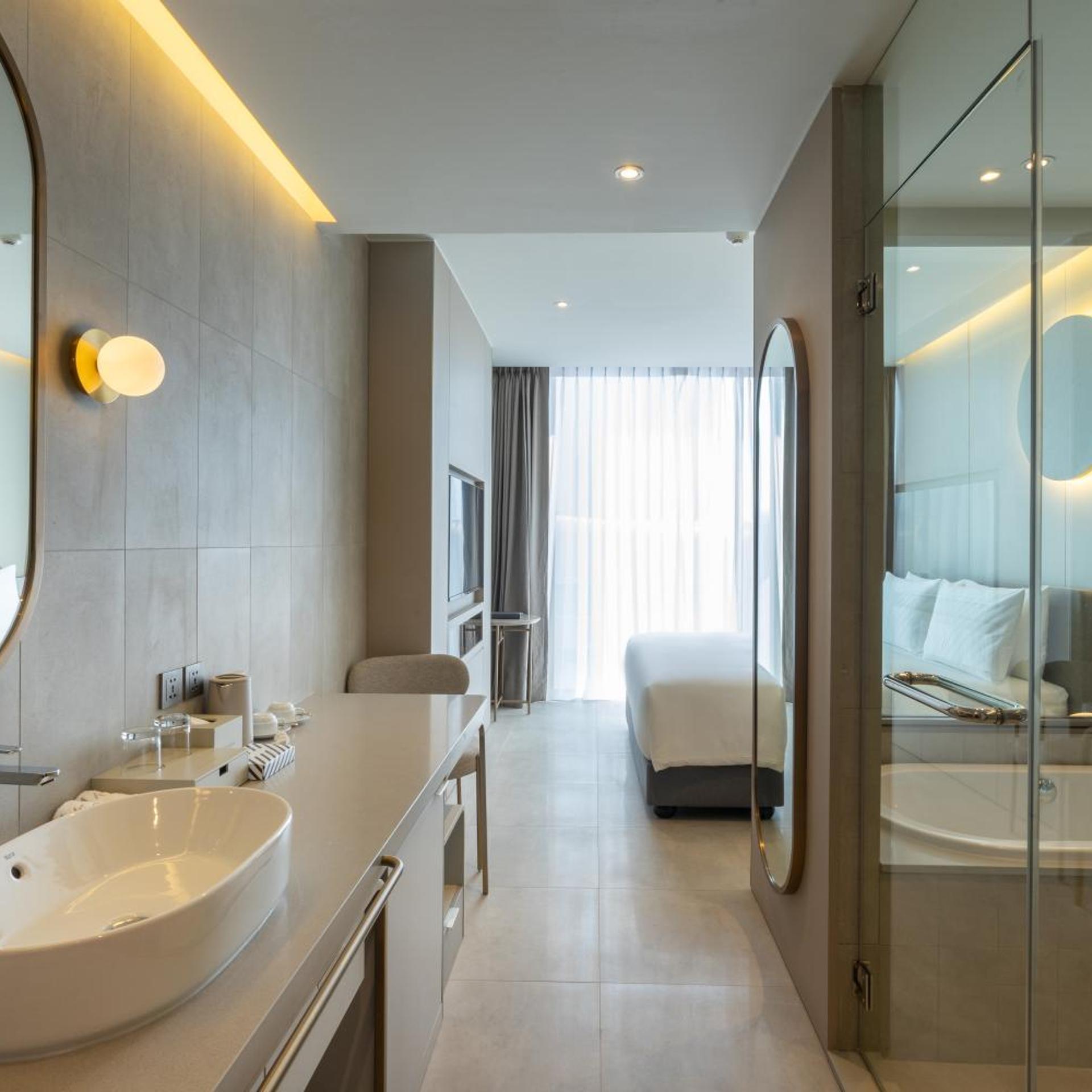 غرفة ديلوكس بسرير مزدوج، Akara Hotel Pattaya 8/10