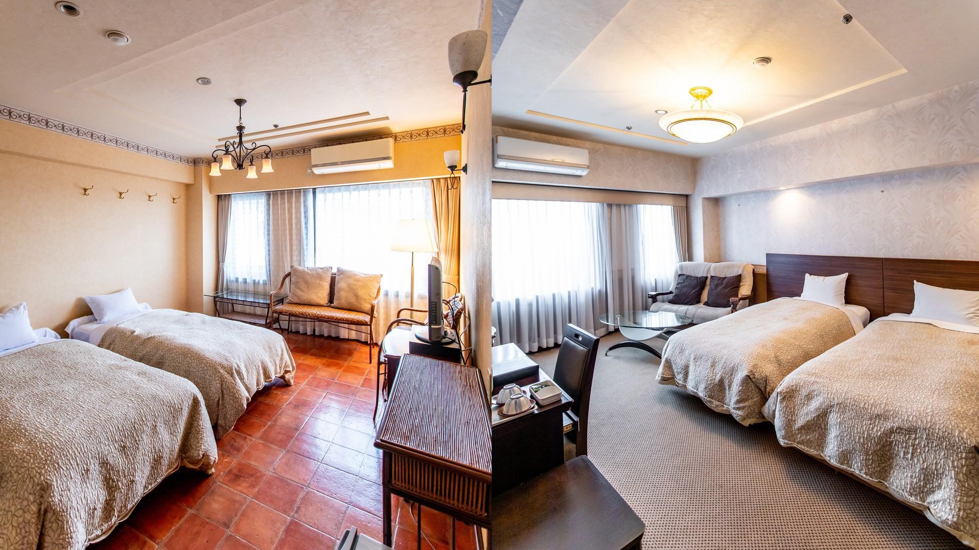 Adjoining, Connecting, N Room, Twin Beds