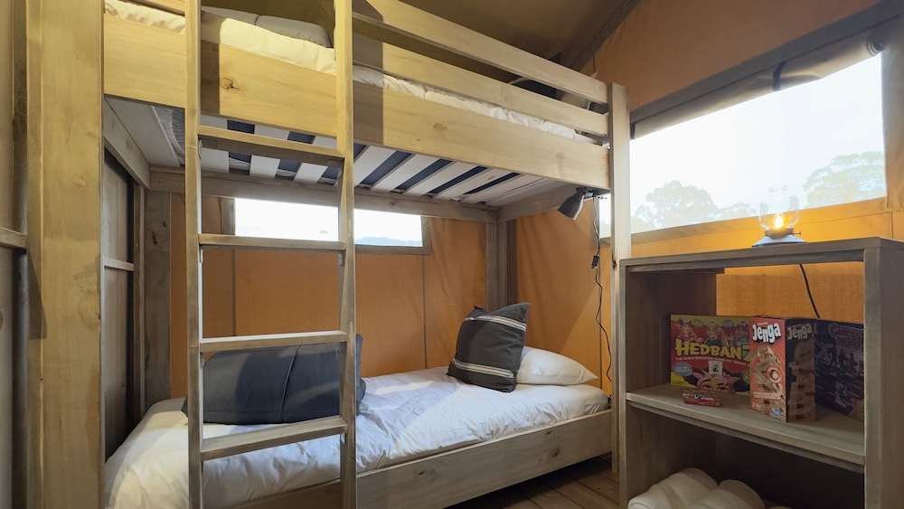 Safari, Tent, 1 Queen and 2 Bunk Beds