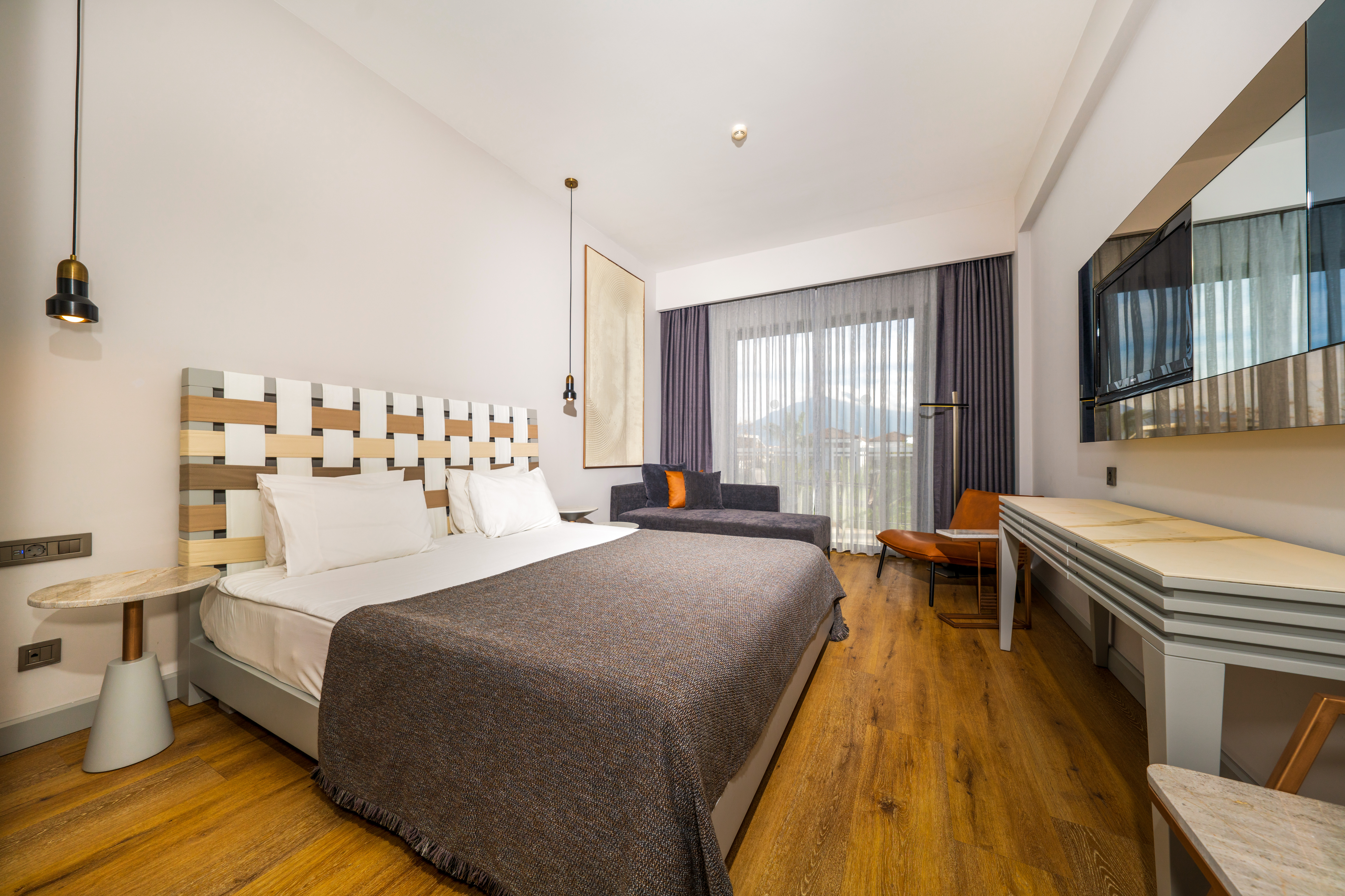 غرفة بسرير مزدوج بإطلالة على المسبح، Jiva Beach Resort 4/8