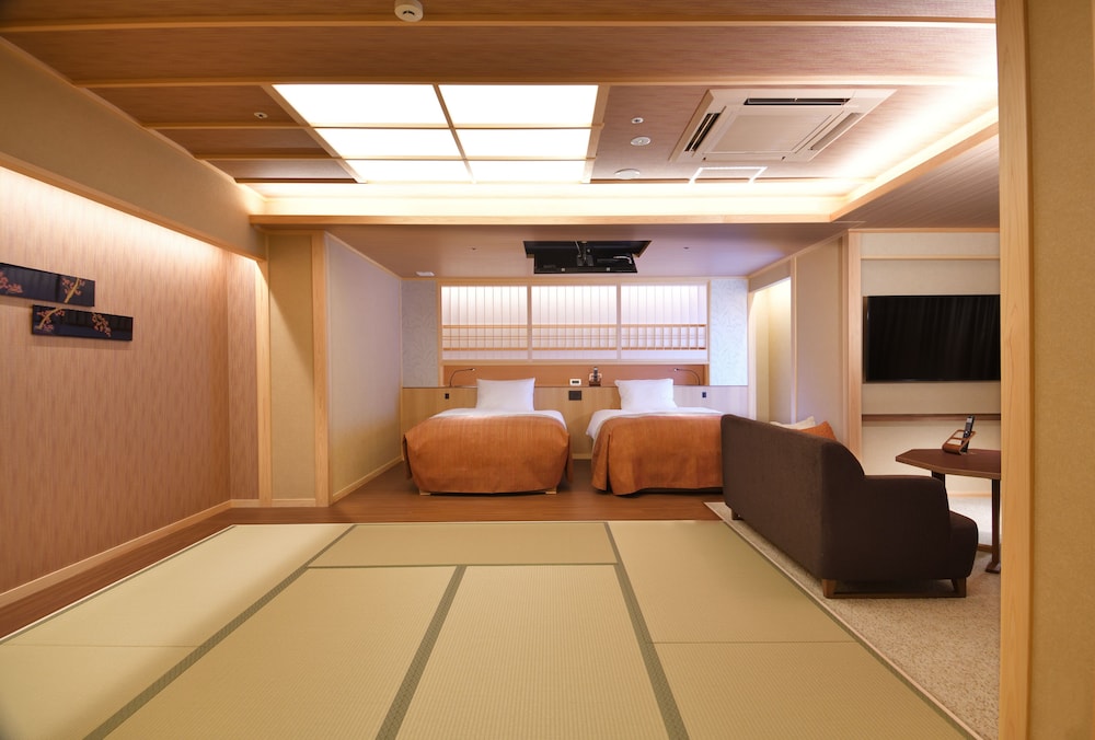 Family Suite, 2 Double Beds, Outdoor Spring Bath