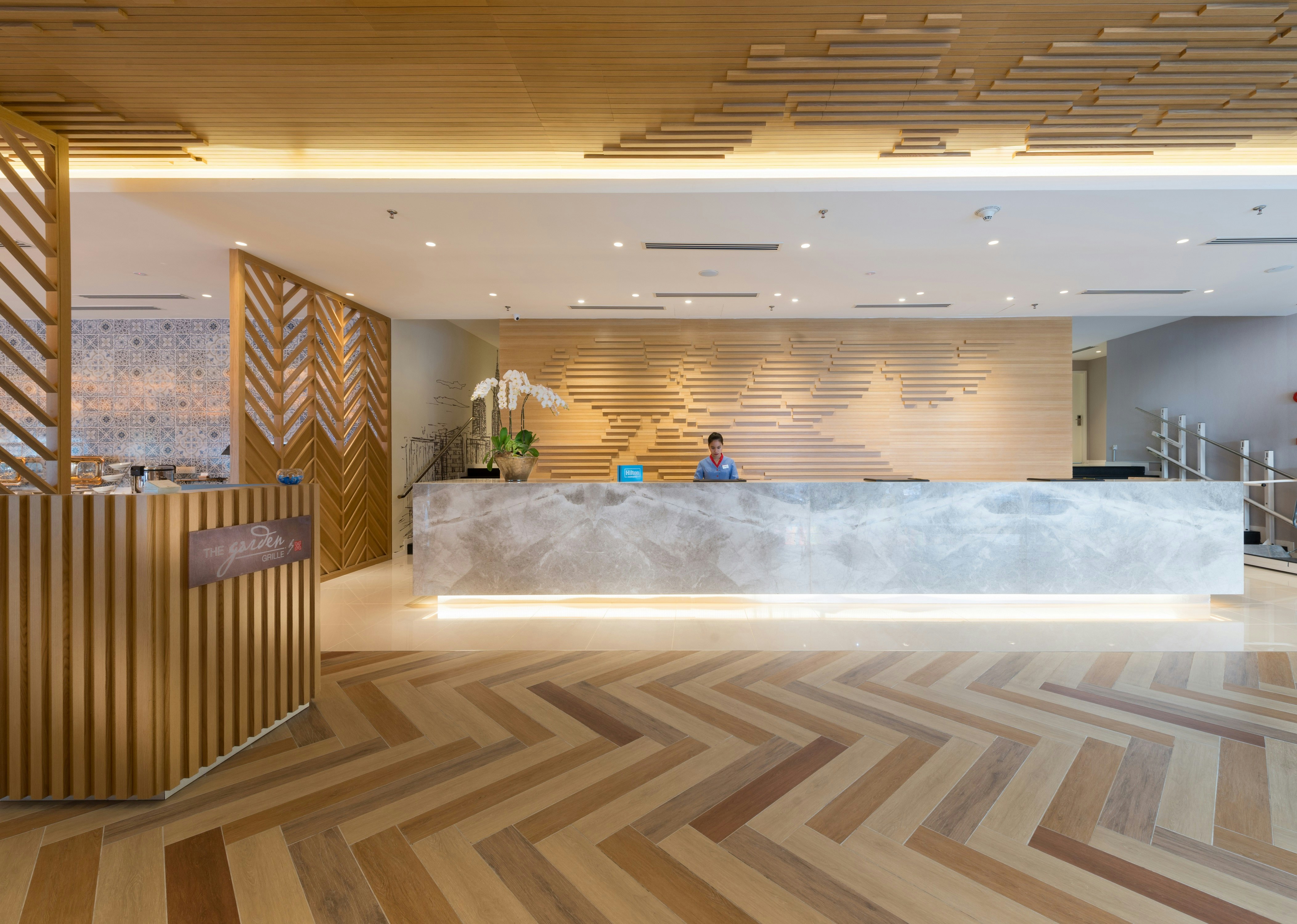 Lobby at HILTON GARDEN INN KUALA LUMPUR JALAN TUANKU ABDUL RAHMAN NORTH, KUALA LUMPUR