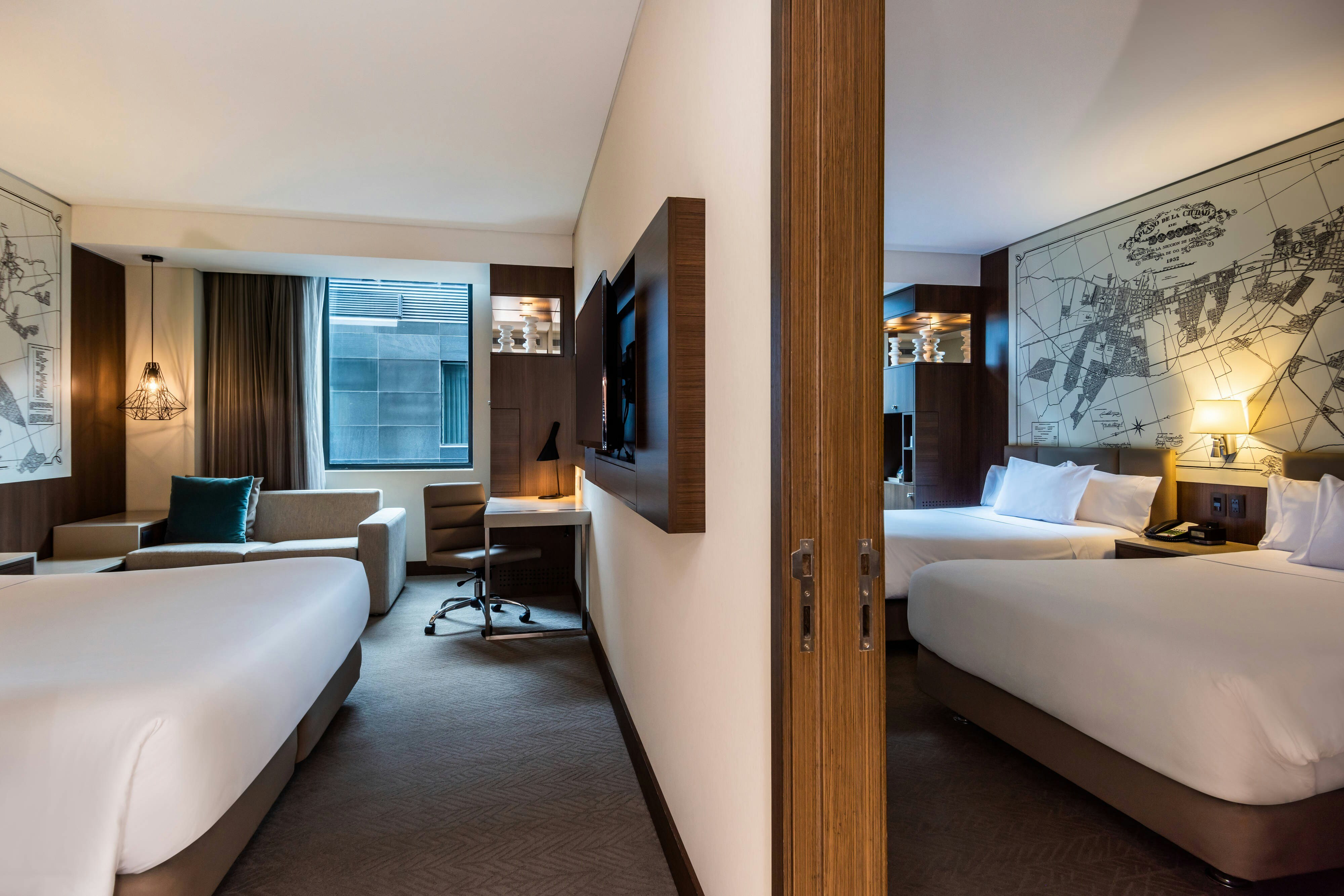 غرفة، Courtyard By Marriott Bogota Airport 4/7