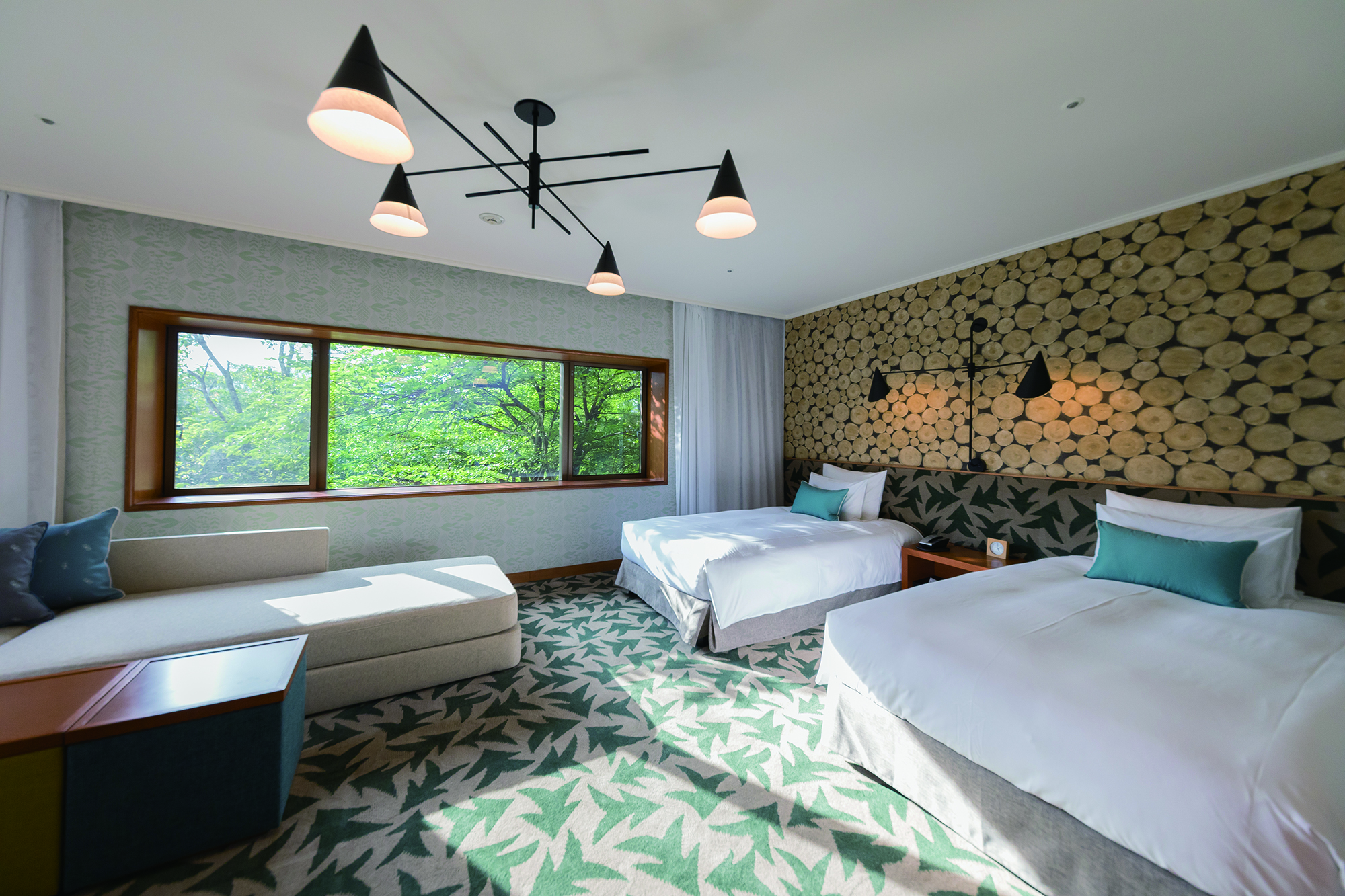 Forest Corner Twin Room