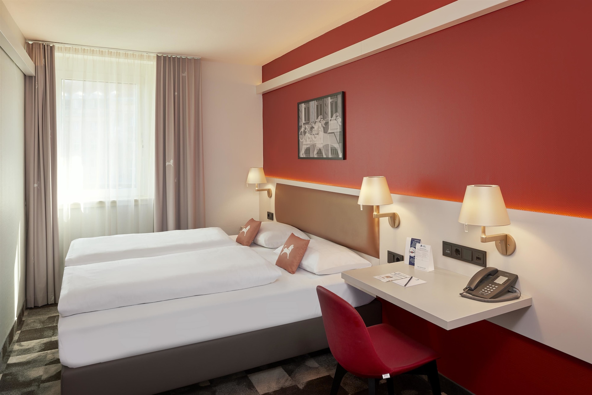 Studio, Double Bed, Sofa, Courtyard Area