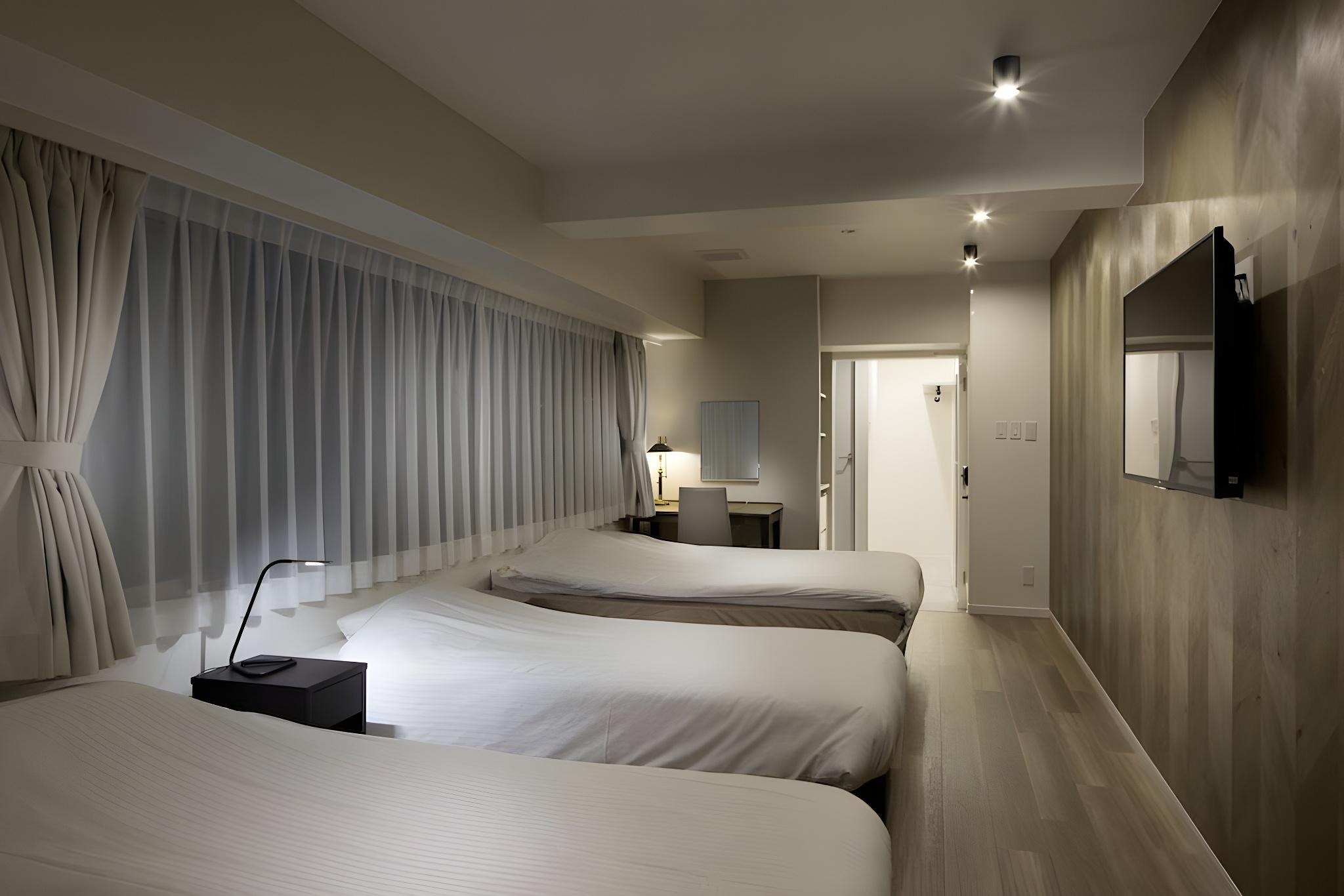 Comfort, 1 Double and 3 Single Beds