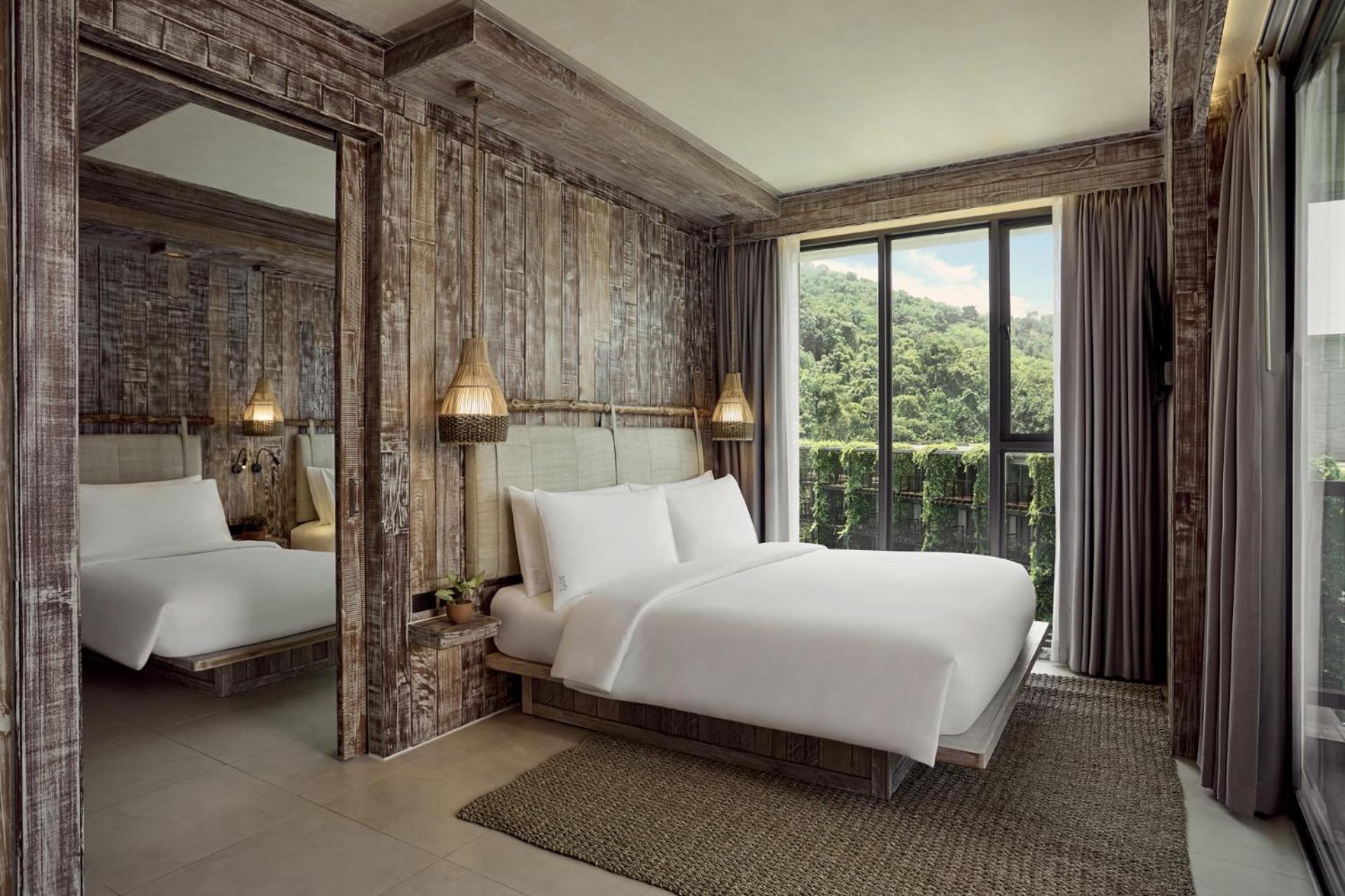 جناح ركني بسرير كينج وسرير فردي بغرفتي نوم، Dinso Resort 8/8