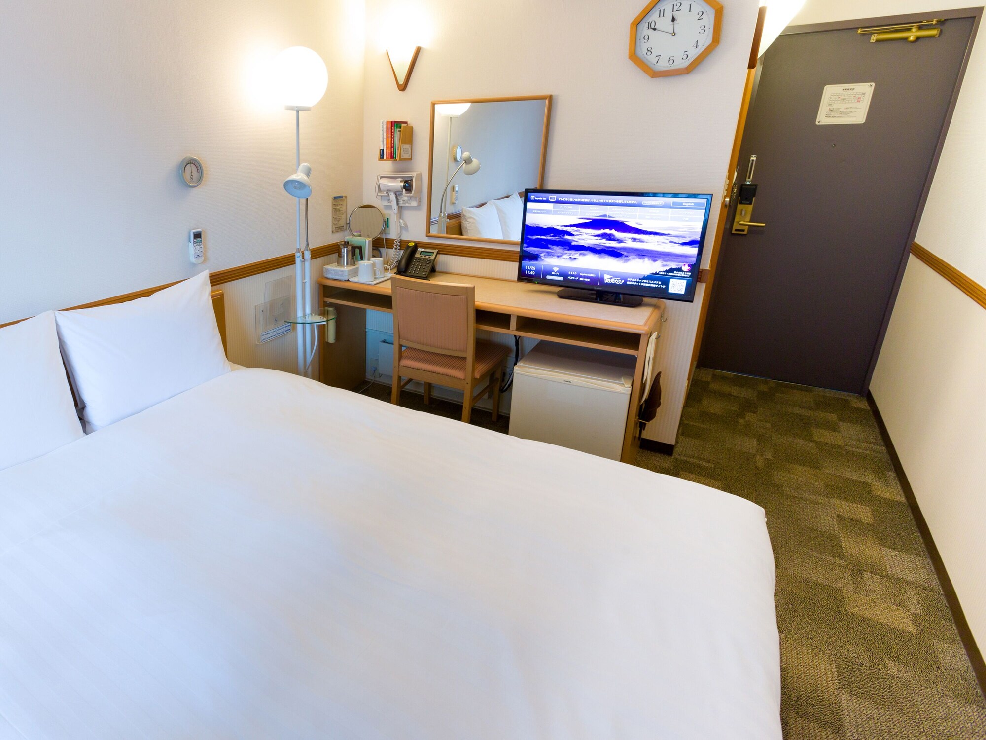 غرفة قياسية بسرير مزدوج للمدخنين، Toyoko Inn Moriya Ekimae 4/5