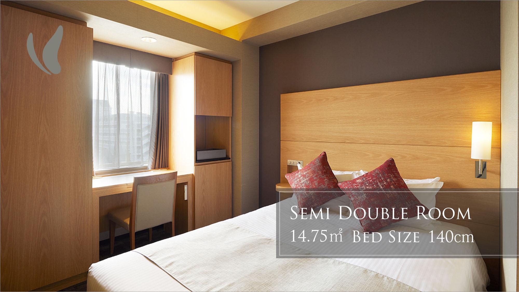 Semi Room, Standard, Semi Double Bed