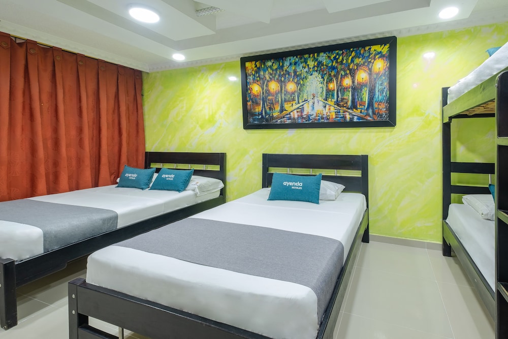 Family, 1 Single and 2 Double Beds