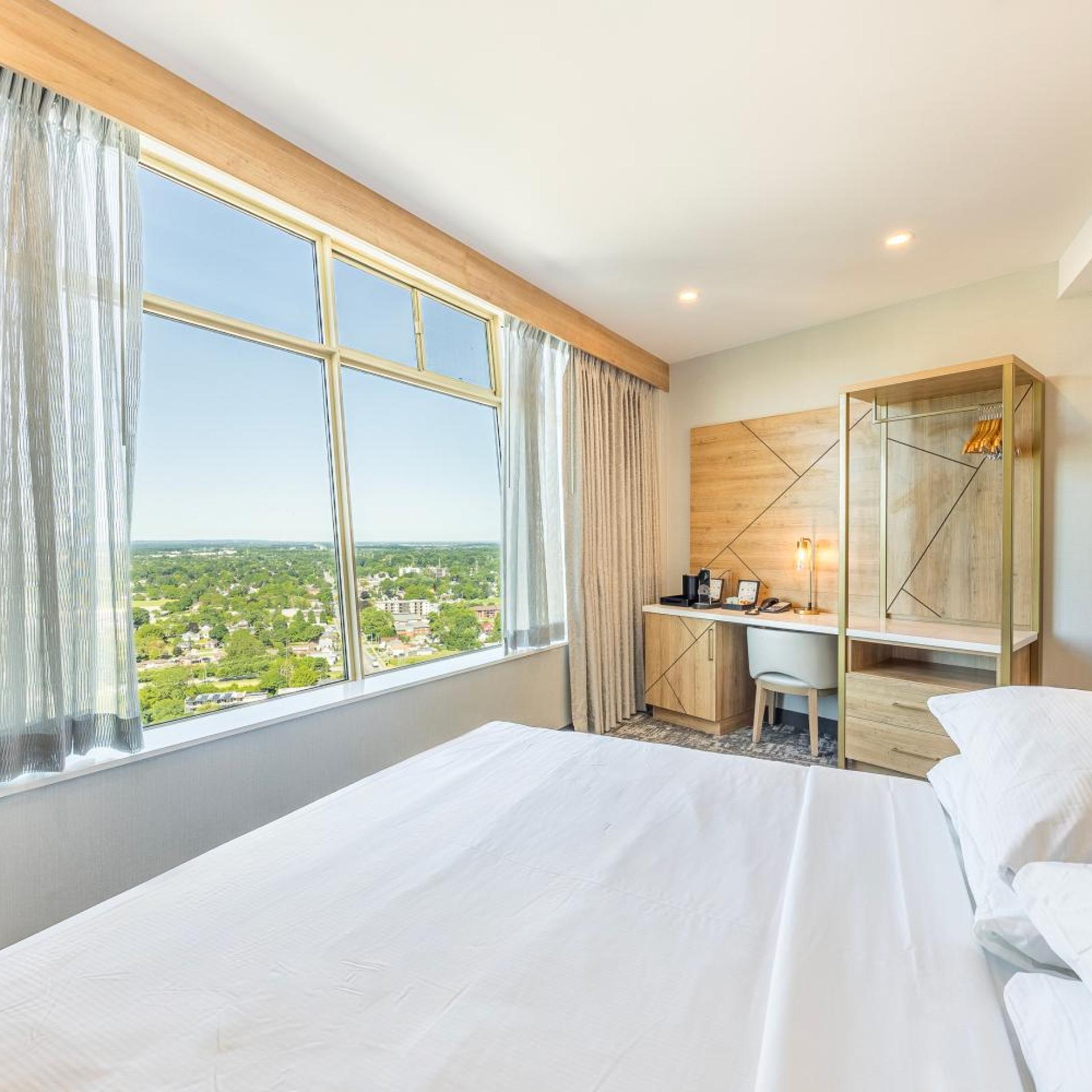 Tower, King Bed, City View