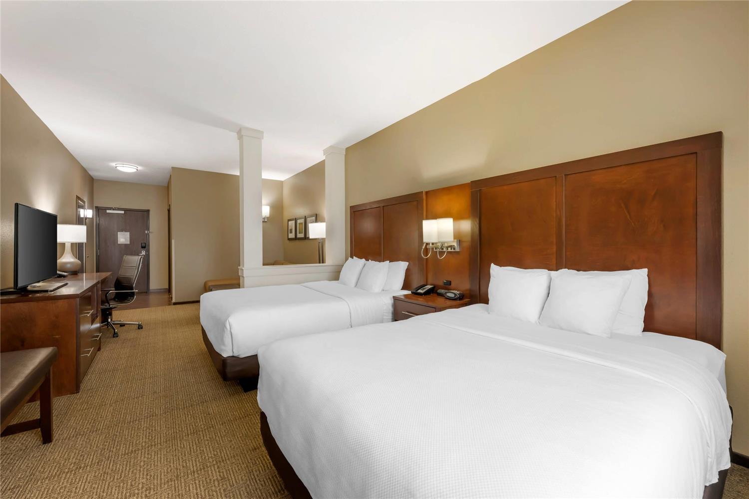 SUITE, 2 QUEEN BEDS, ACCESSIBLE