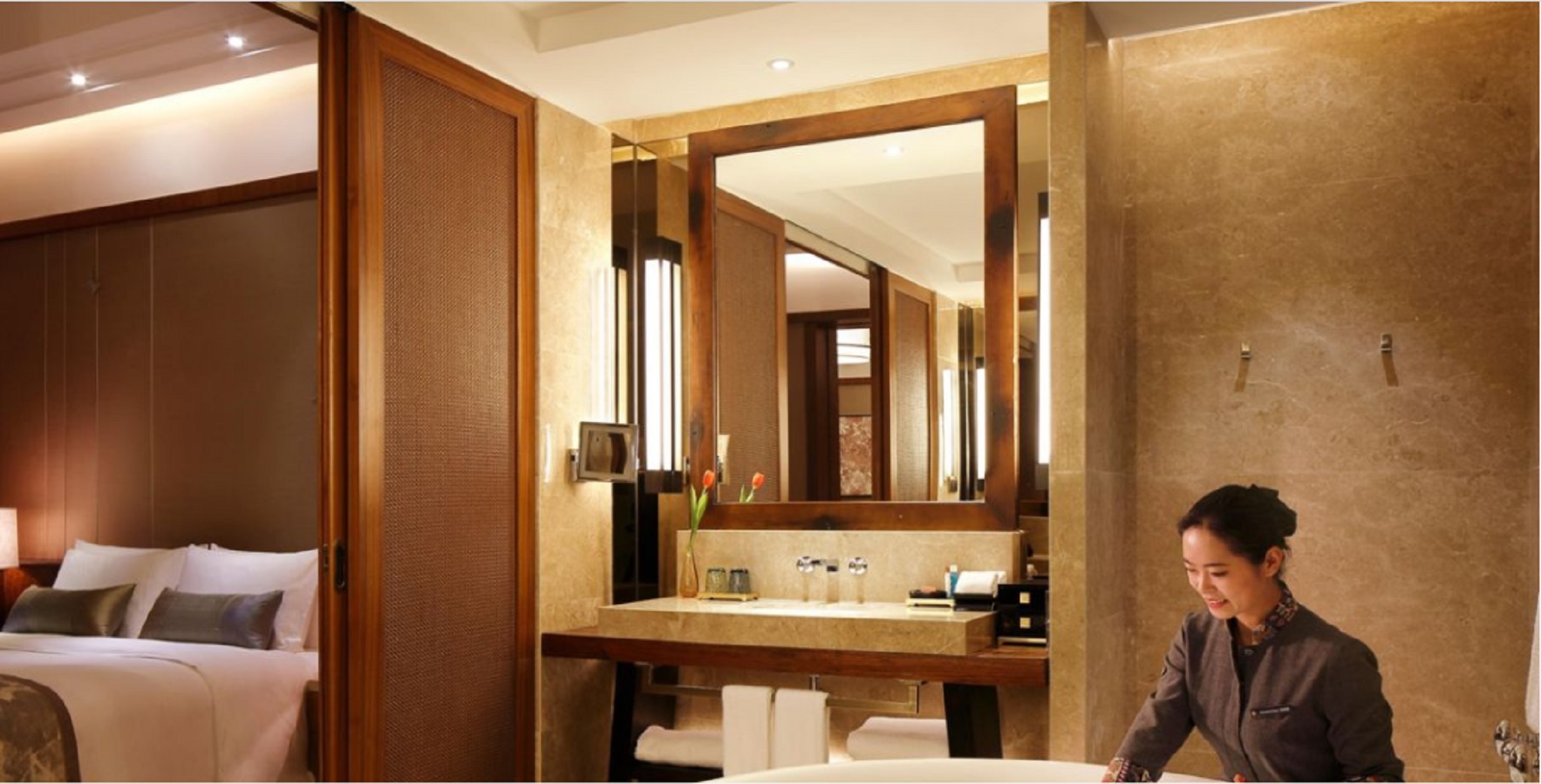 غرفة بريميوم بسرير مزدوج، InterContinental Kunming 3/3