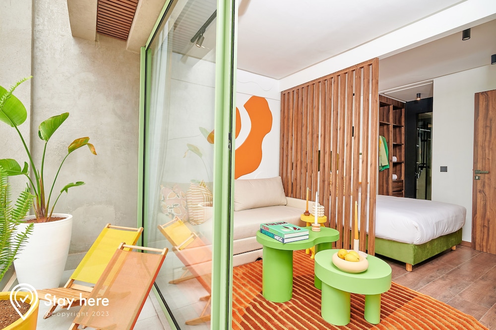 شقة تنفيذية بسرير كينج مع أريكة، StayHere Casablanca - CFC Urban Signature 6/7