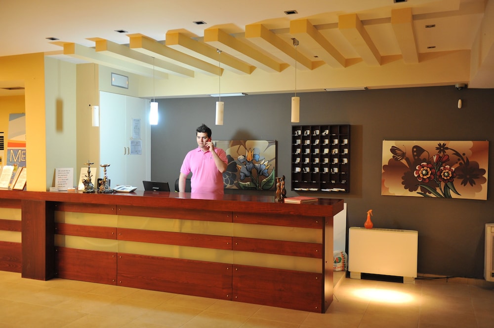 Lobby at Heleni Beach Hotel, IALYSSOS