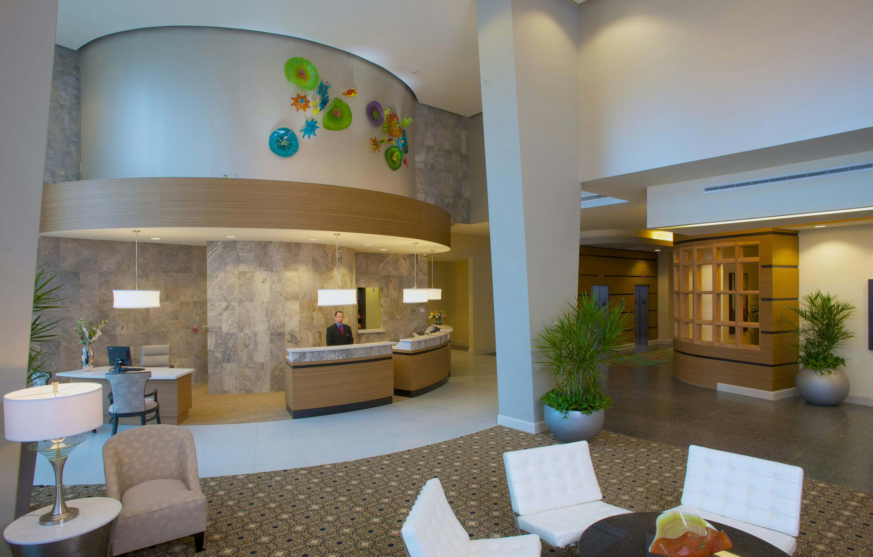 Lobby at Hampton Inn Suites By Hilton Miami Brickell Downtown, MIAMI - FL