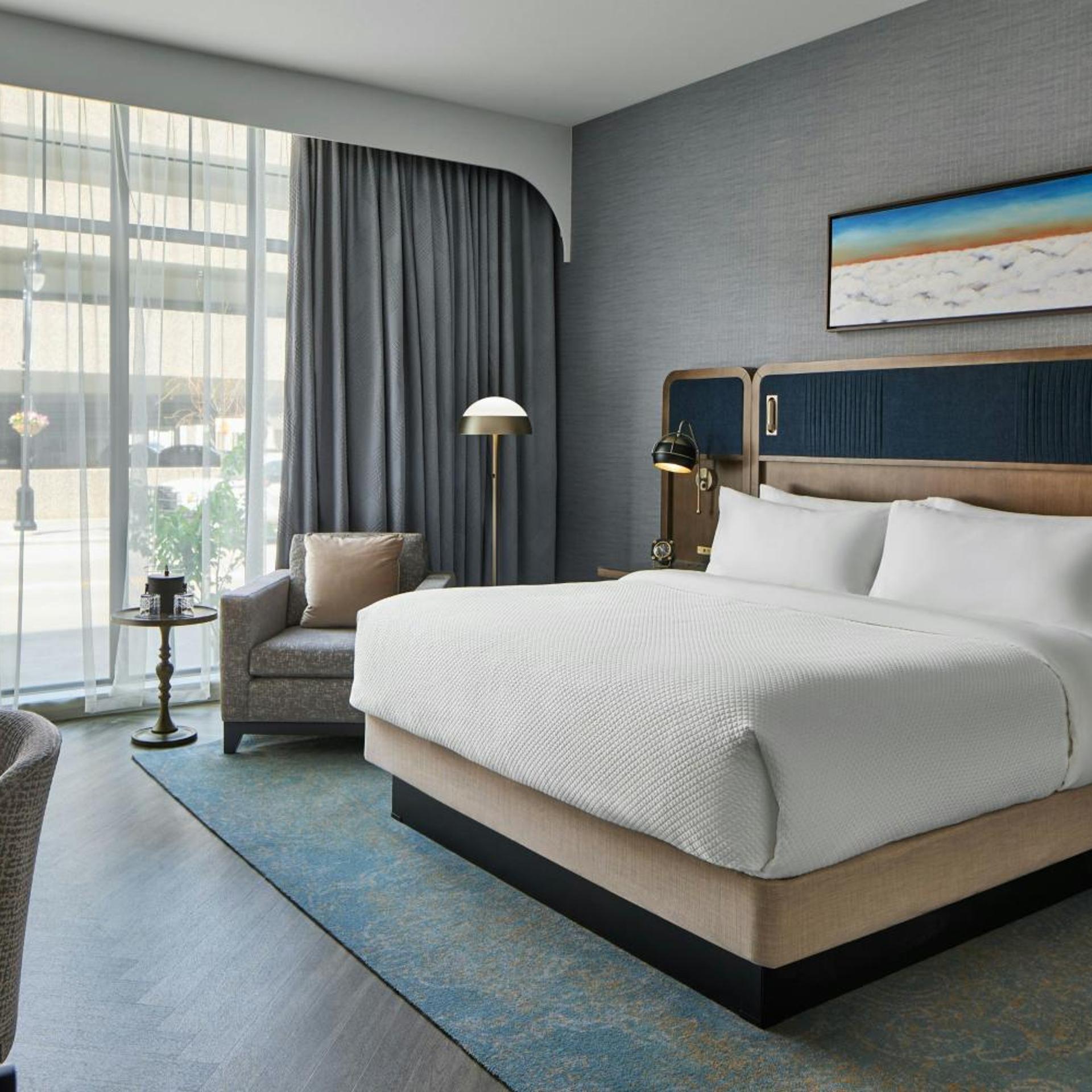 Studio, King Bed, City View, Accessible