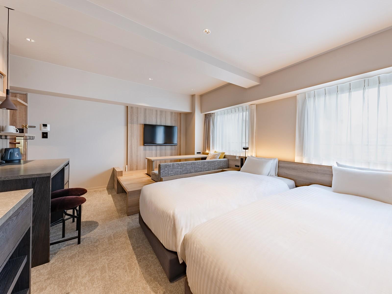 Semi Room, Premier, 2 Semi Double Beds