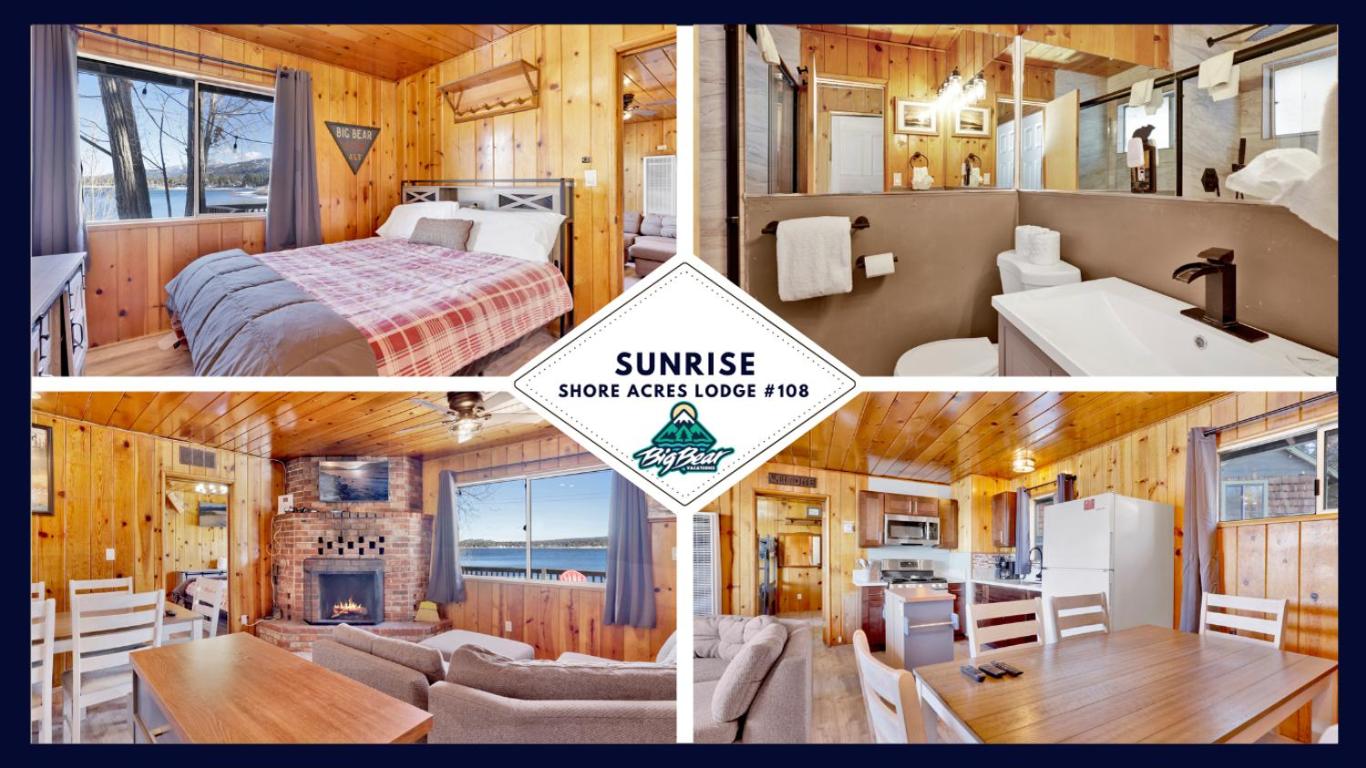 Sunrise Lakefront Family Cabin by Big Bear Vacations 7/39