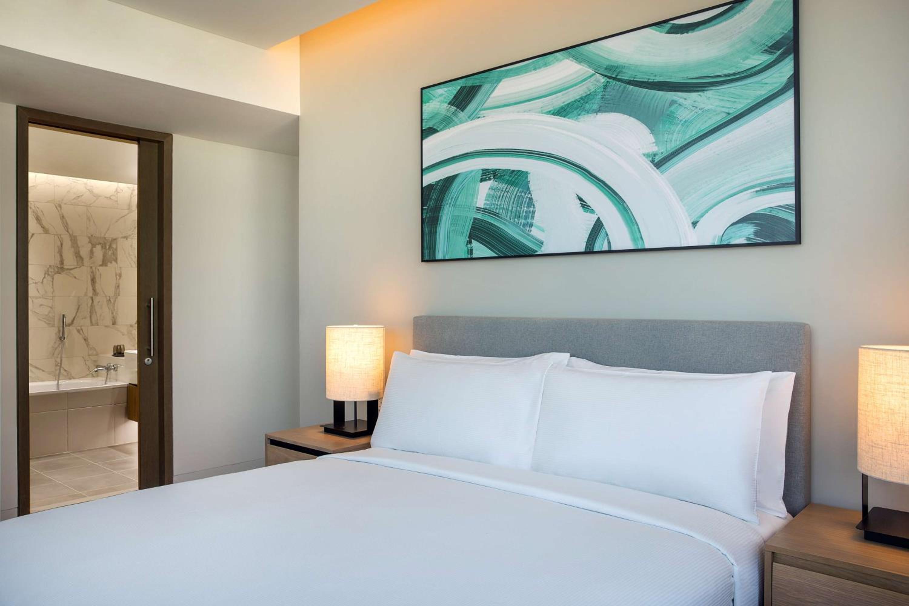 شقة بسريرين مزدوجين بغرفتي نوم، DoubleTree by Hilton Abu Dhabi Yas Island Residences 6/10